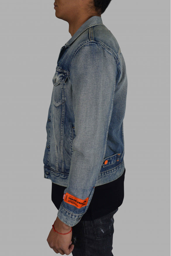 Heron Preston Men Denim Jacket HERON PRESTON