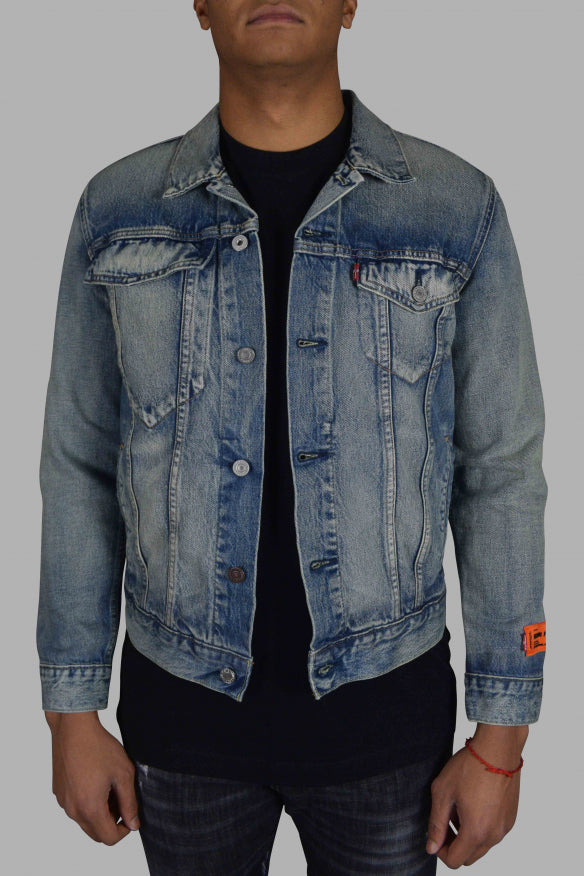 Heron Preston Men Denim Jacket HERON PRESTON