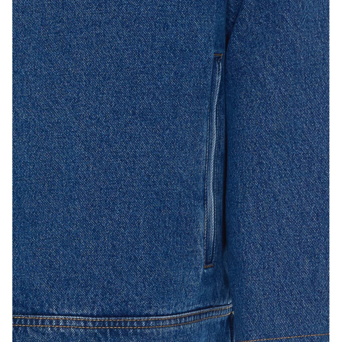Bottega Veneta Men Denim Jacket With Intrecciato Collar BOTTEGA VENETA