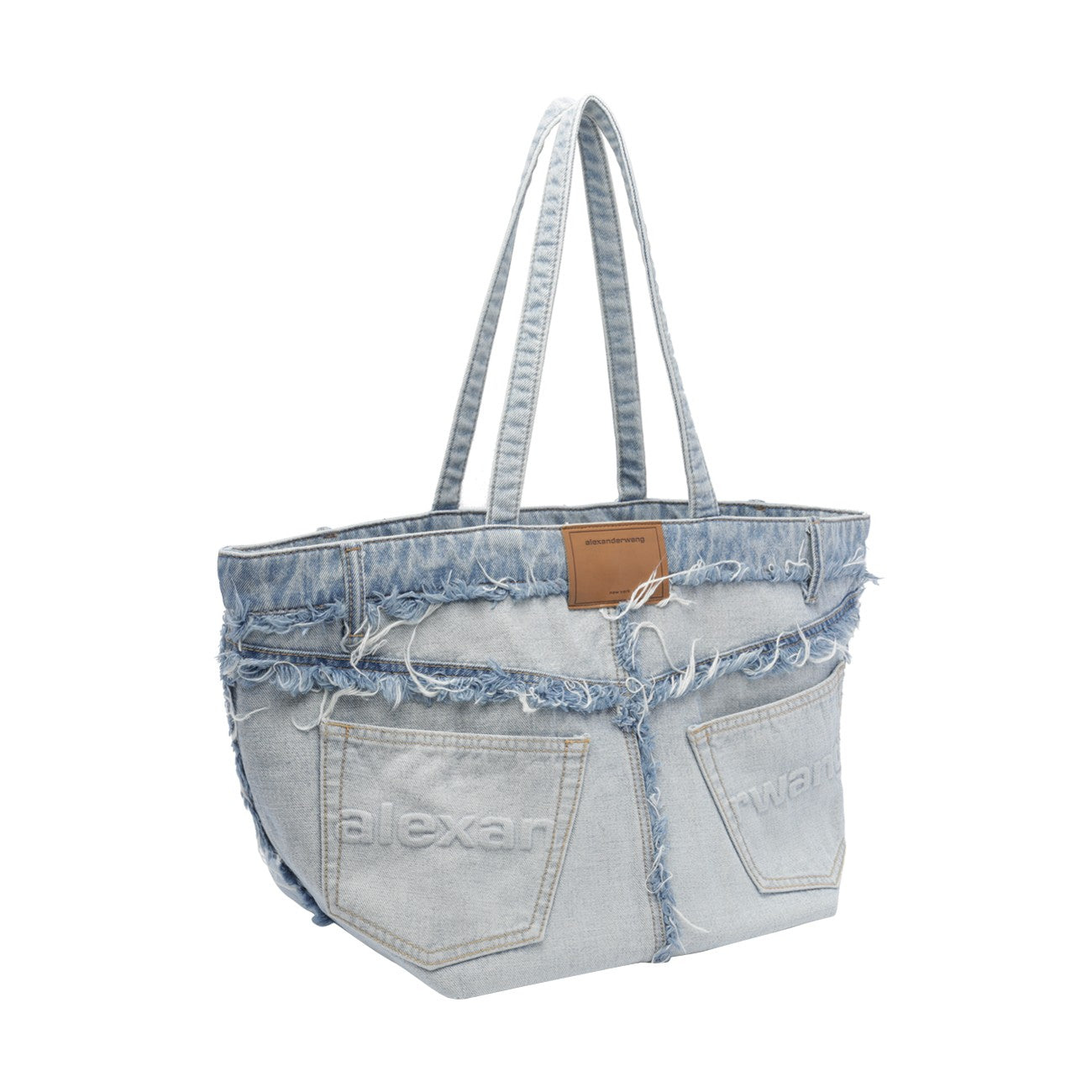 Alexander Wang Women Denim Punch Tote Bag ALEXANDER WANG