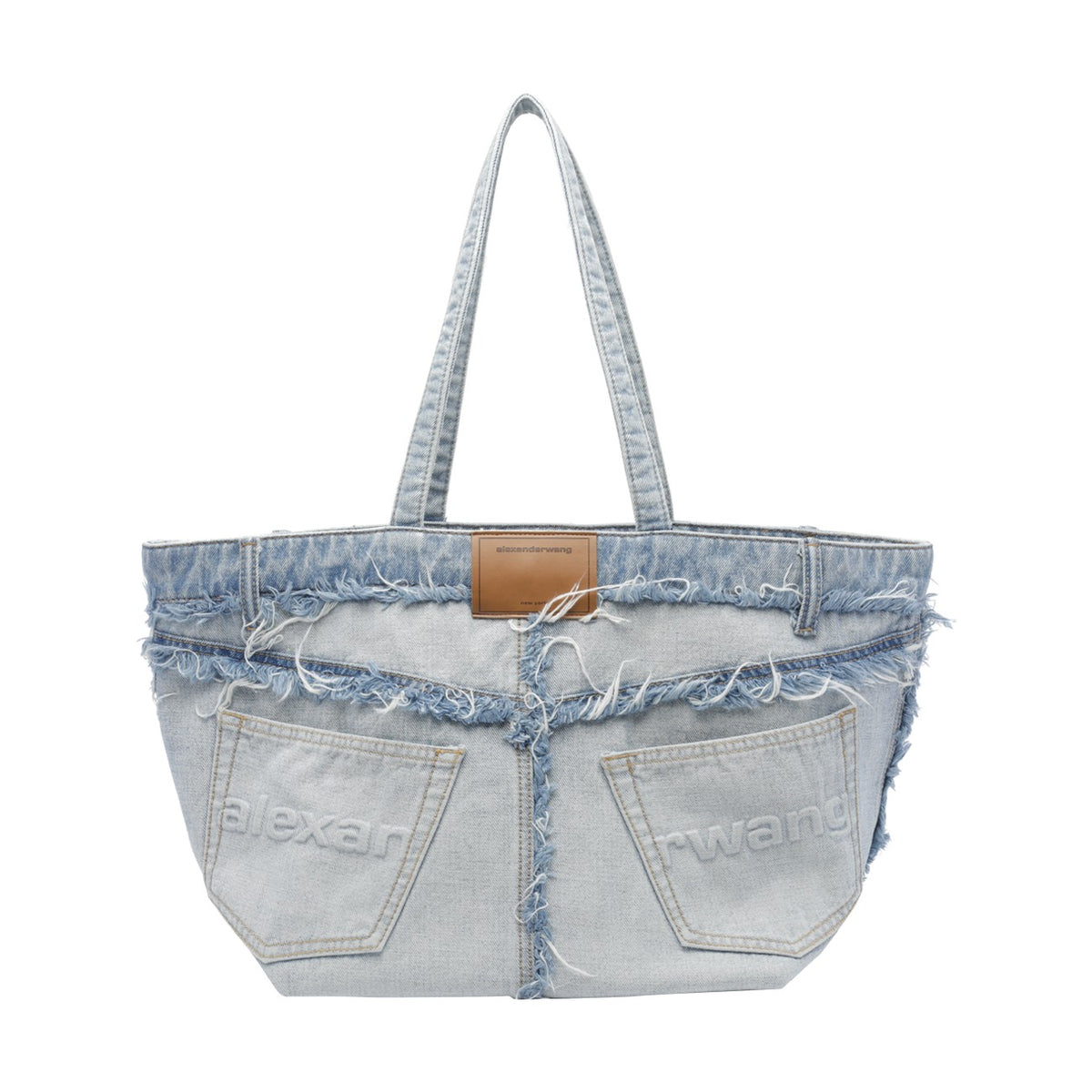 Alexander Wang Women Denim Punch Tote Bag ALEXANDER WANG