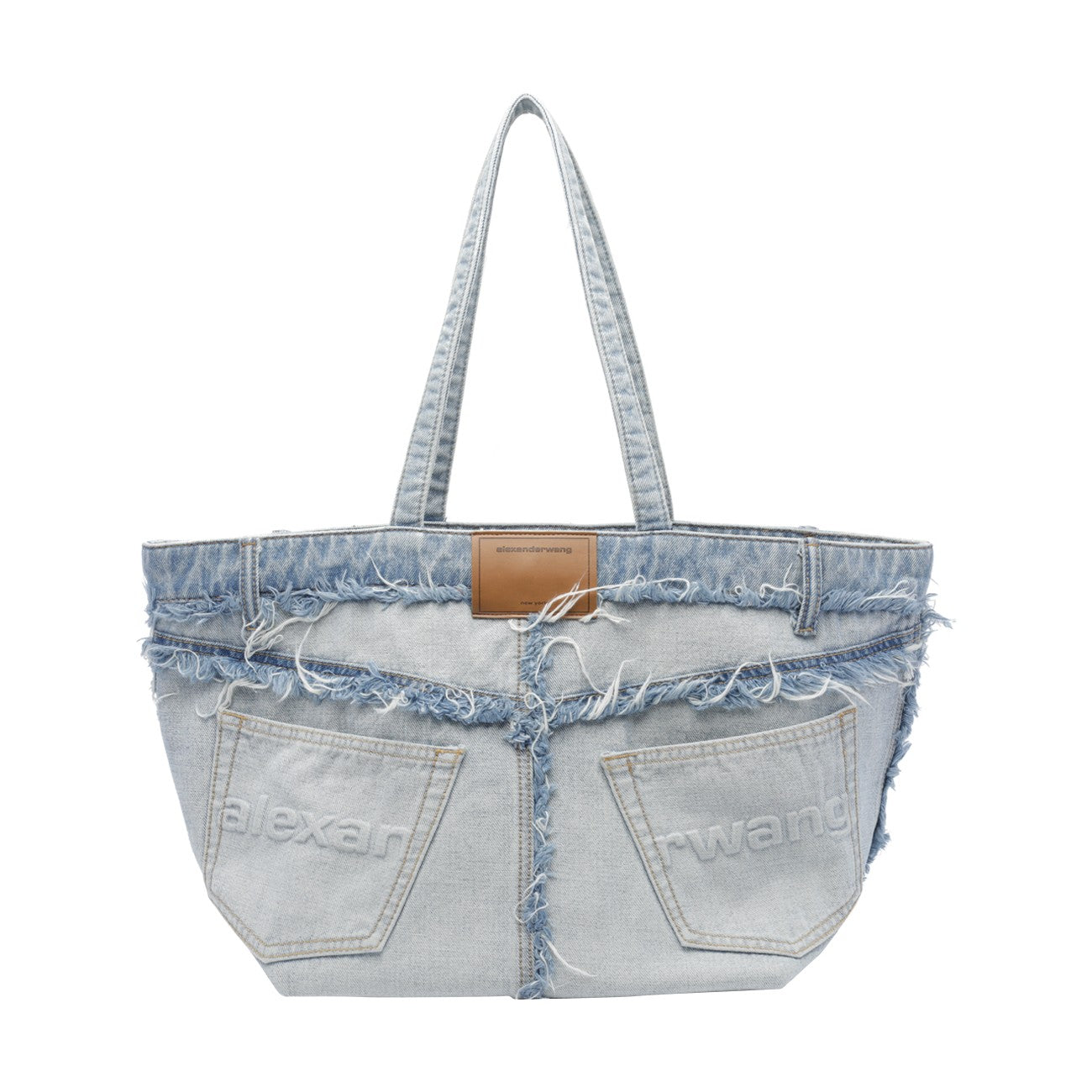 Alexander Wang Women Denim Punch Tote Bag ALEXANDER WANG