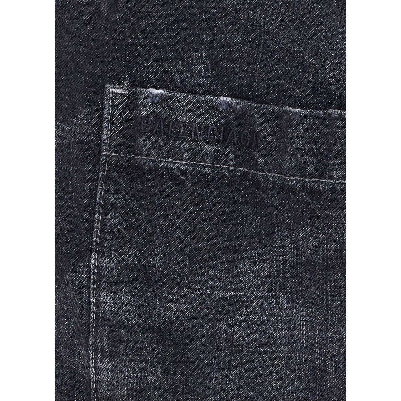 Balenciaga Men Denim Shirt Parka BALENCIAGA
