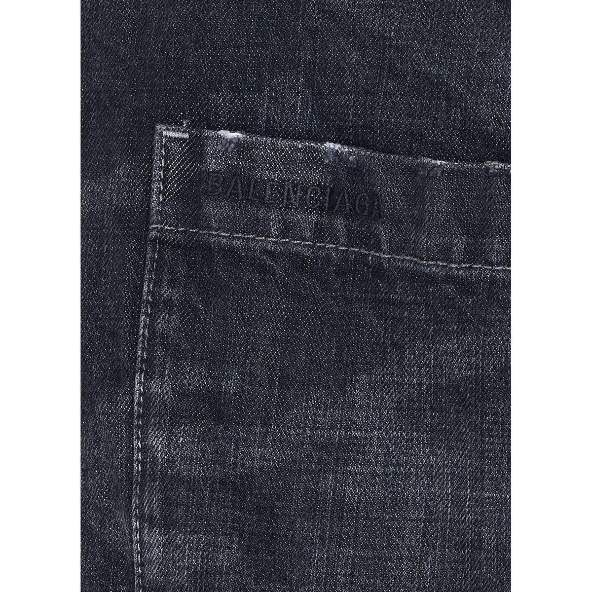 Balenciaga Men Denim Shirt Parka BALENCIAGA