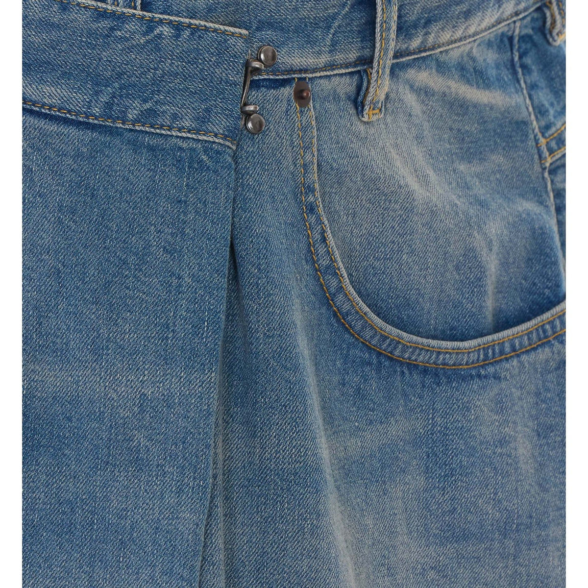 Maison Margiela Women Denim Wallet Midi Skirt MAISON MARGIELA