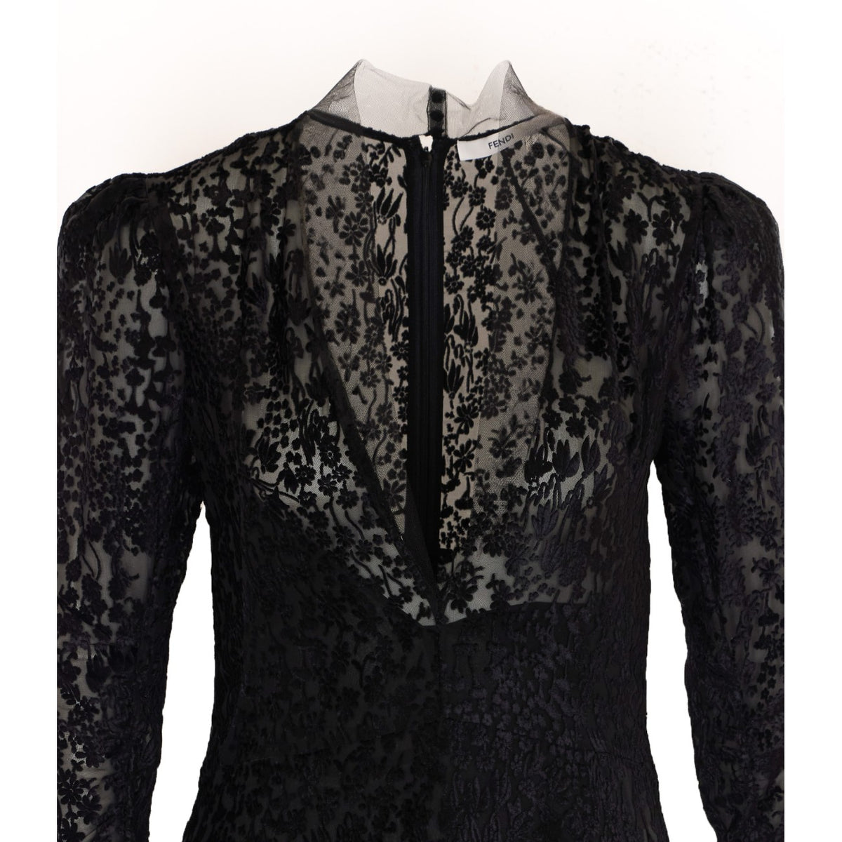 Fendi Women Devore' Millefiori Velvet Long Dress FENDI