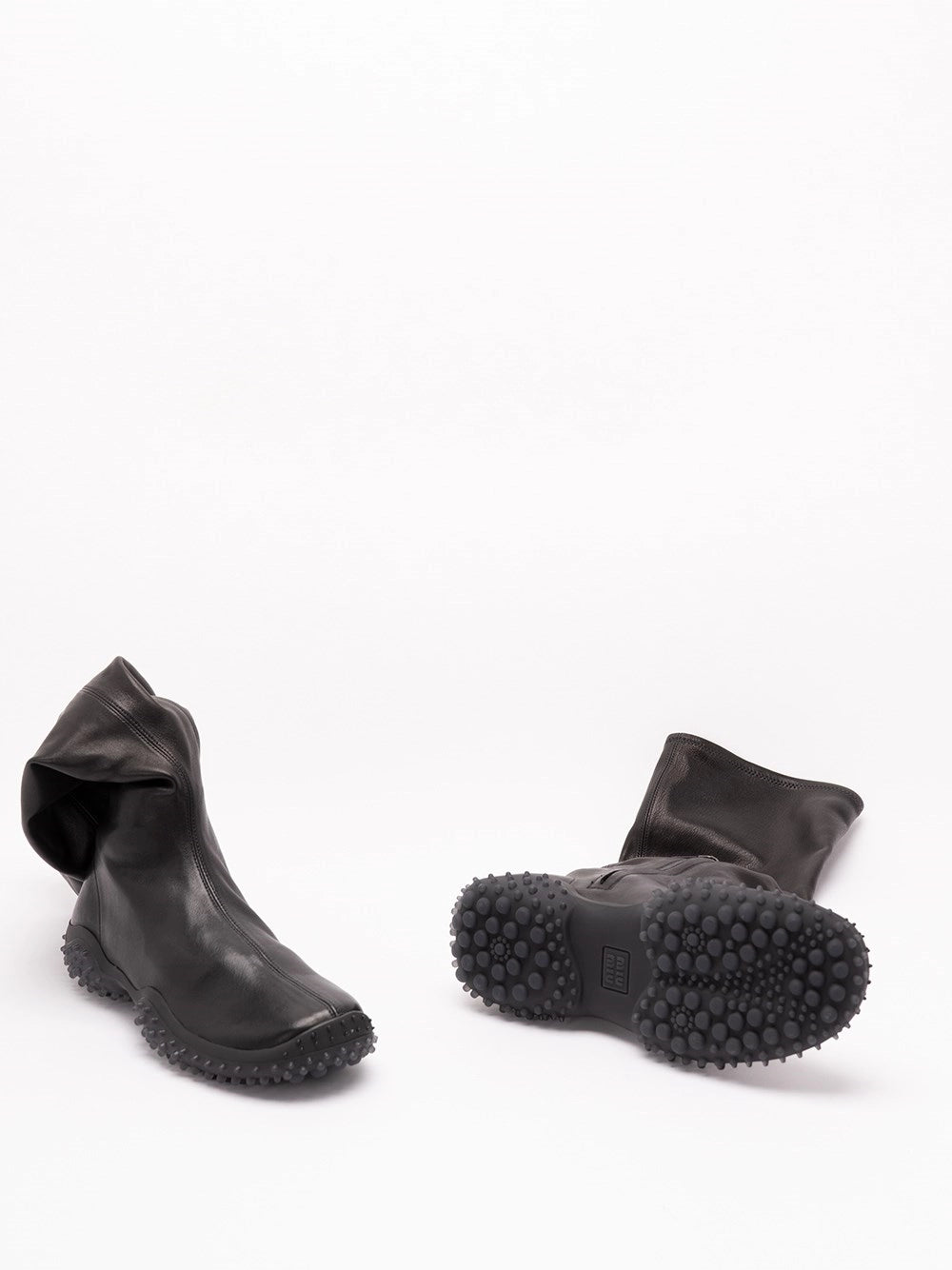 Miu Miu Women Stretch Leather Boots MIU MIU