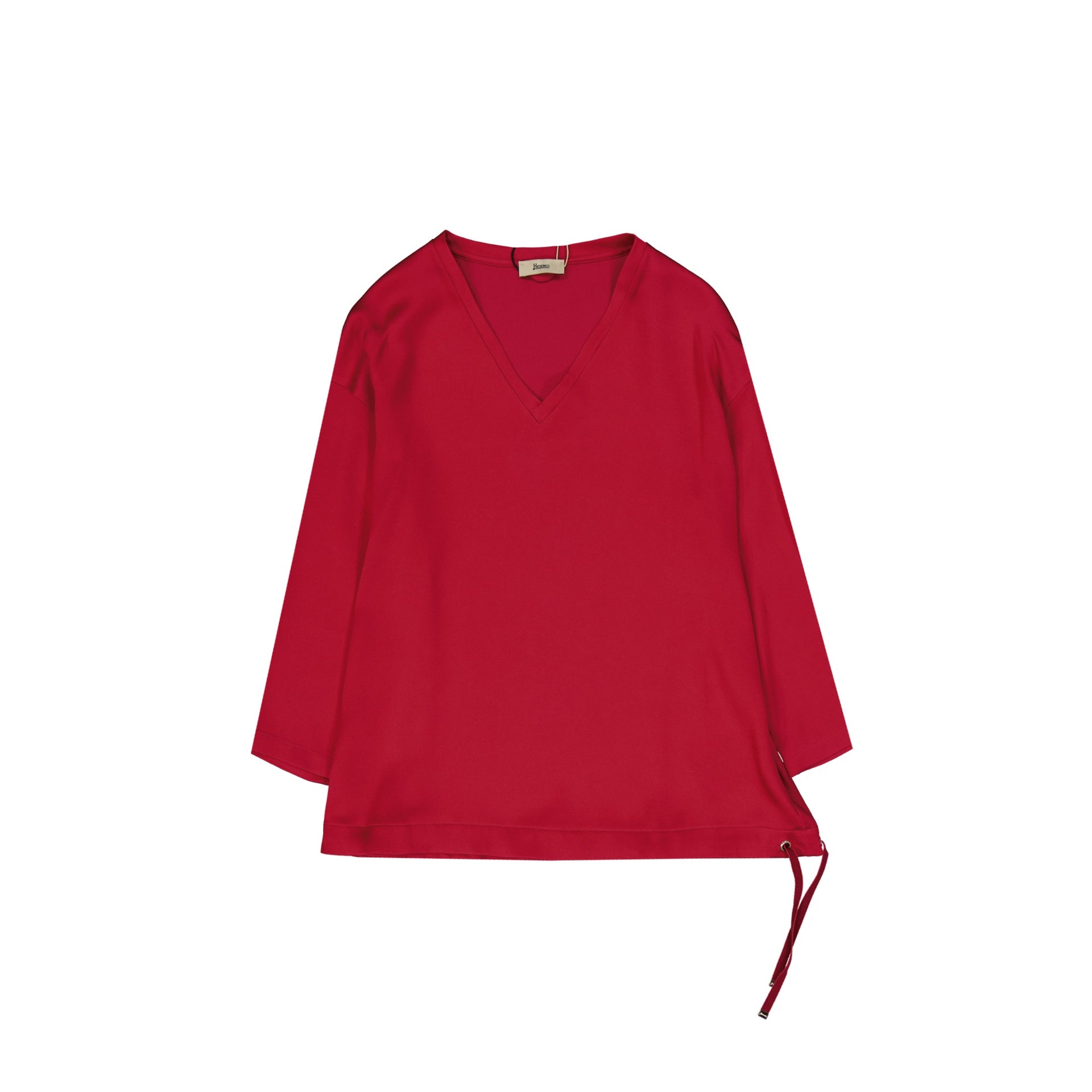 Herno Long-Sleeve V-Neck Top Women HERNO