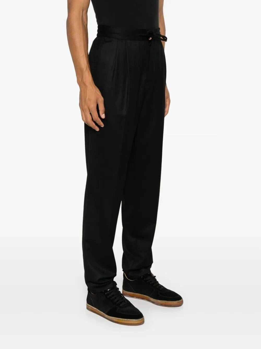 Brunello Cucinelli Men Virgin Wool Flannel Trousers BRUNELLO CUCINELLI