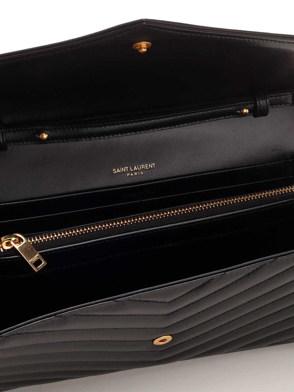 Saint Laurent Women "Cassandre" Wallet On Chain SAINT LAURENT