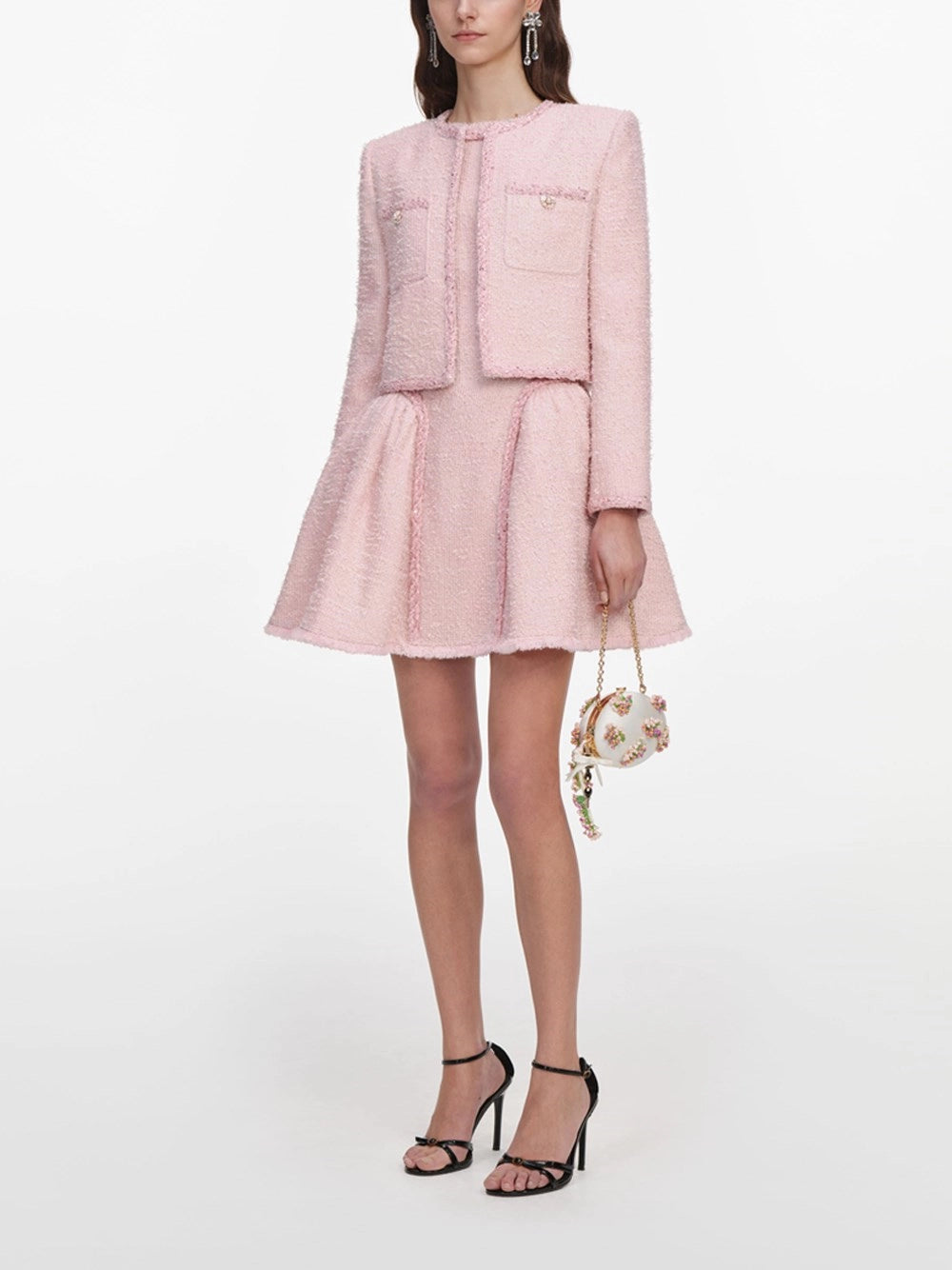 Self-Portrait Women Boucle Jacket SELF-PORTRAIT