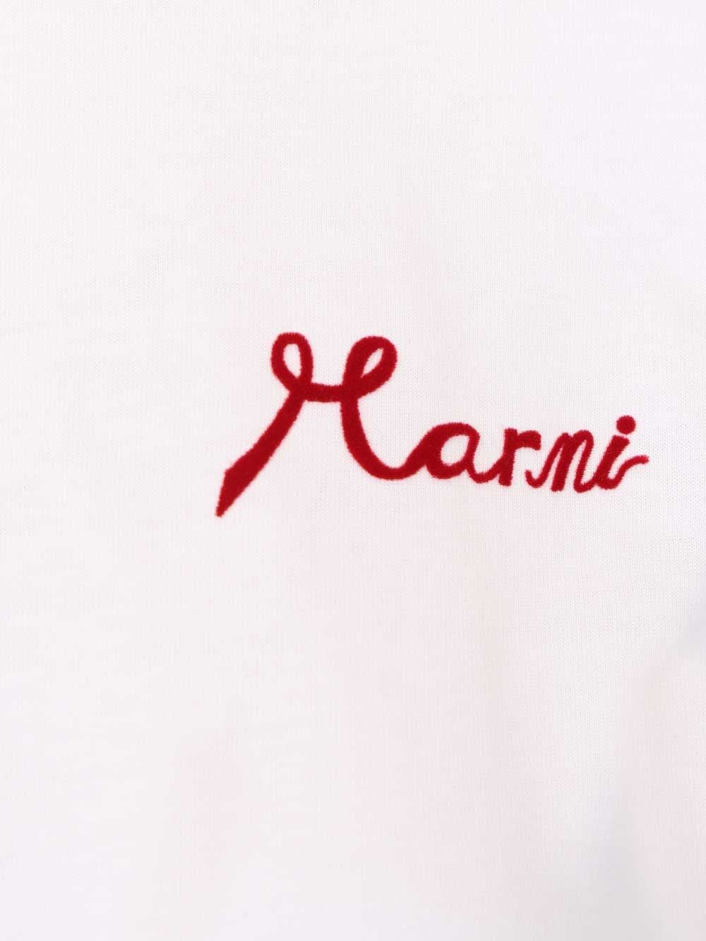 Marni Women White Cotton T-Shirt MARNI