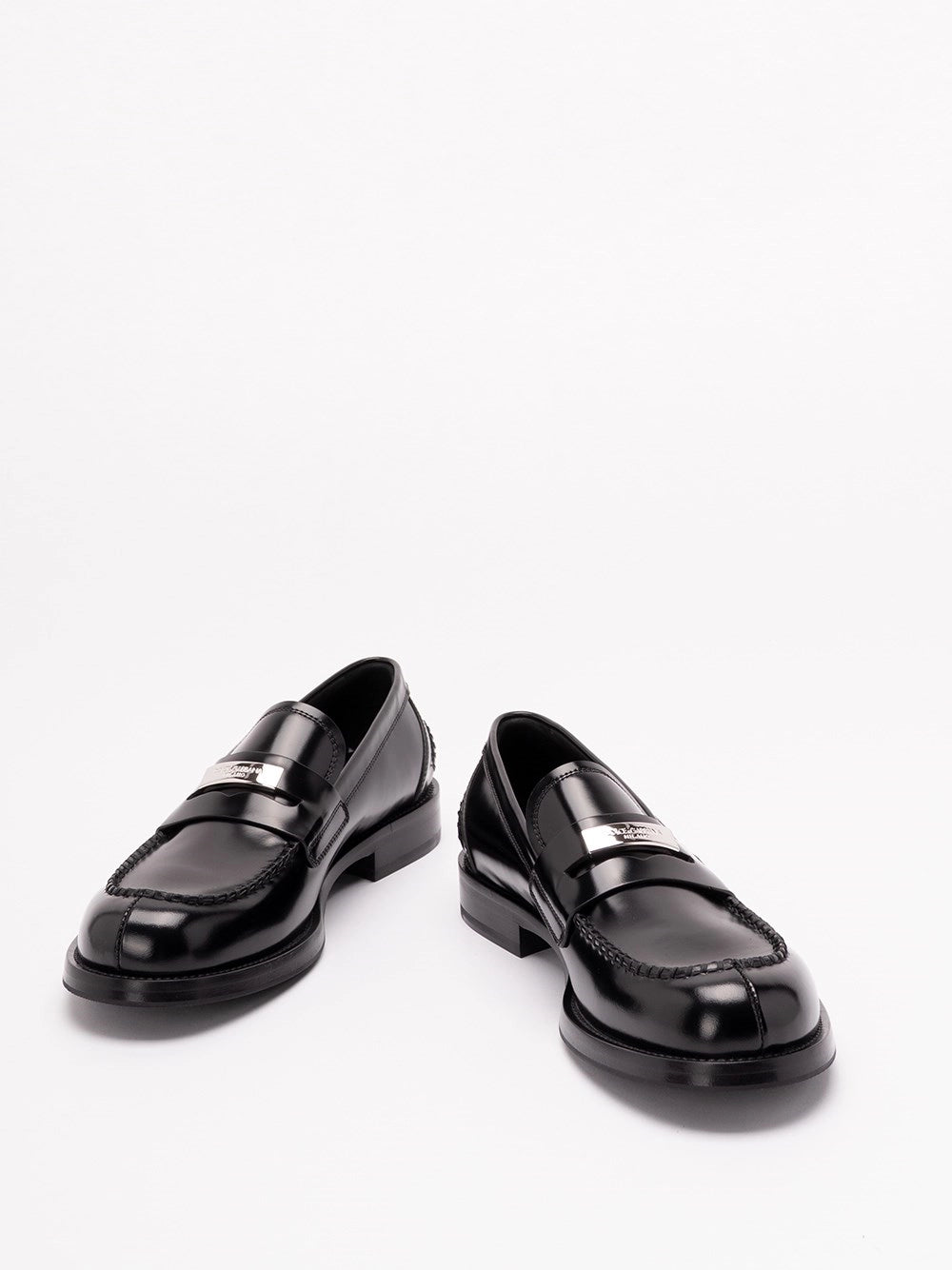 Dolce & Gabbana Men Brushed Leather Loafers DOLCE & GABBANA