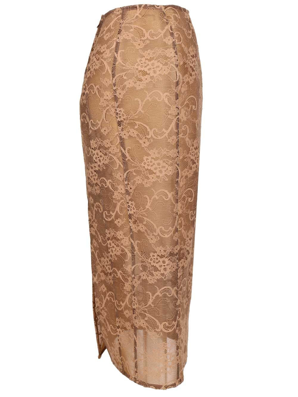 Acne Studios Women Lace Midi Skirt ACNE STUDIOS