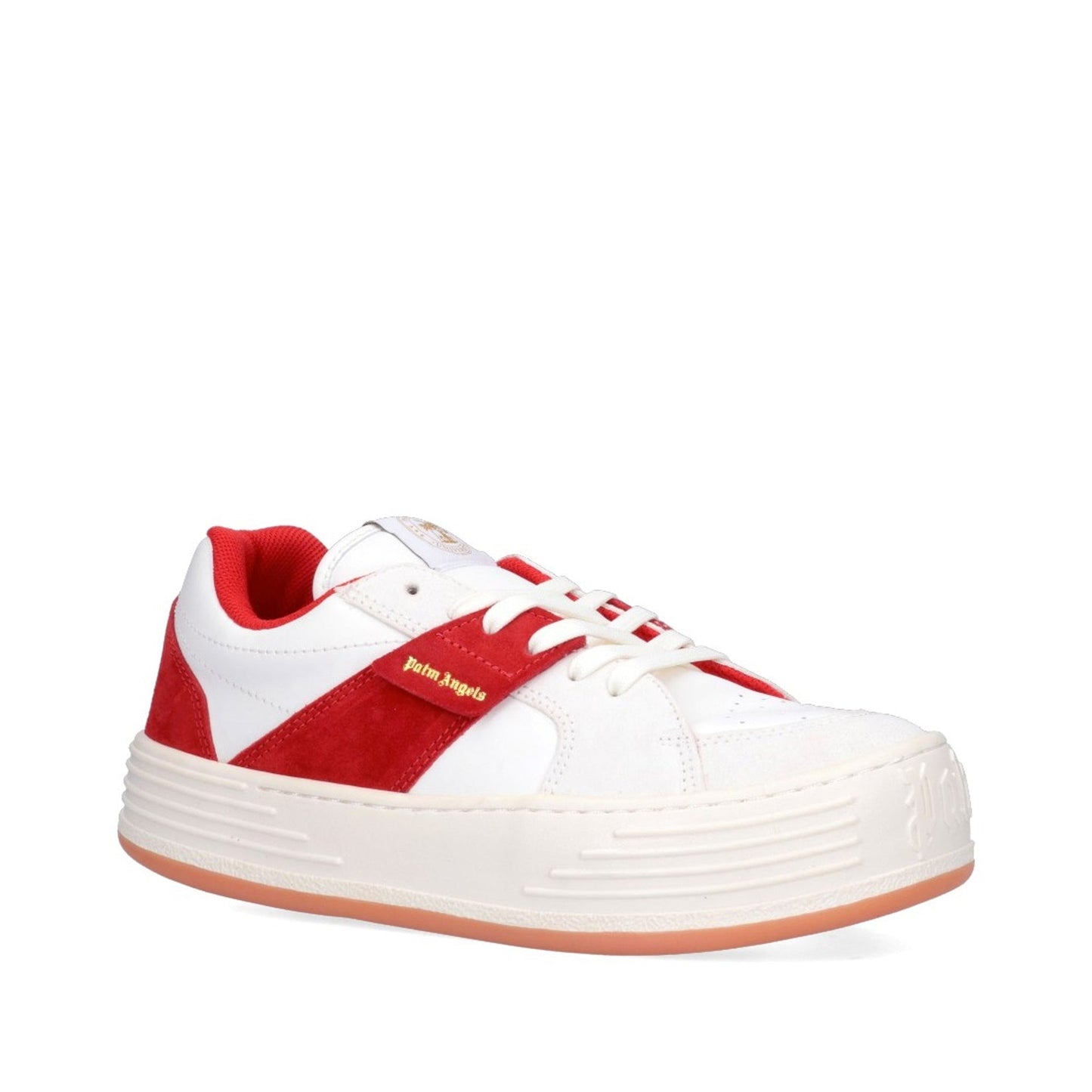 Palm Angels Leather Logo Sneakers Men PALM ANGELS