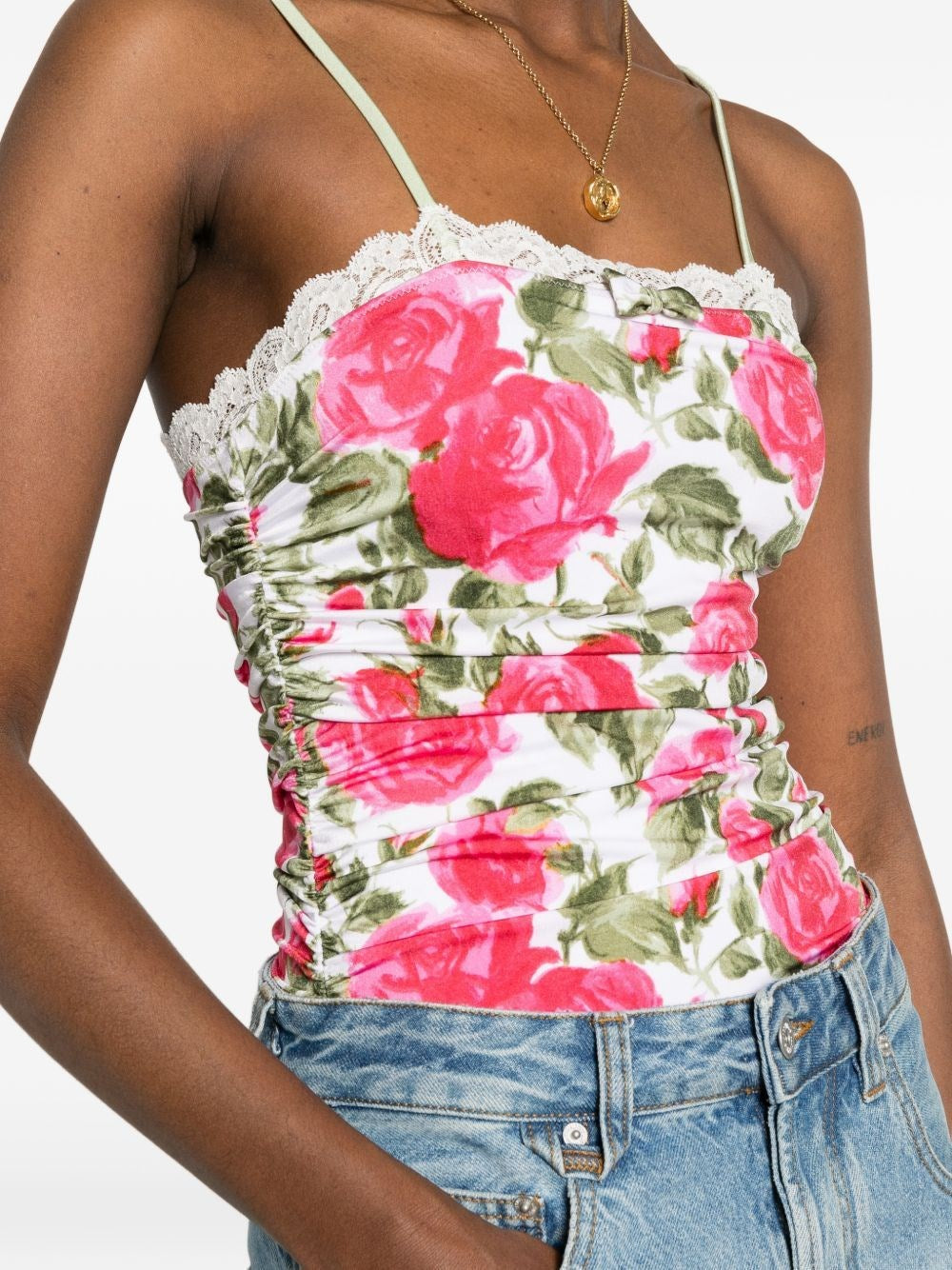 Chloe' Women Ruched Bodysuit CHLOE