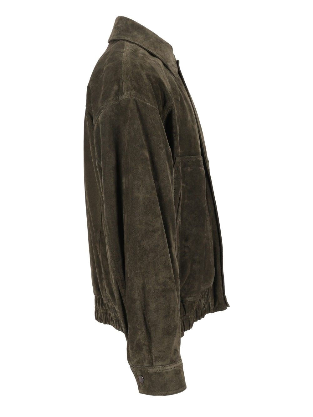 Saint Laurent Men Vintage Split Leather Bomber Jacket SAINT LAURENT
