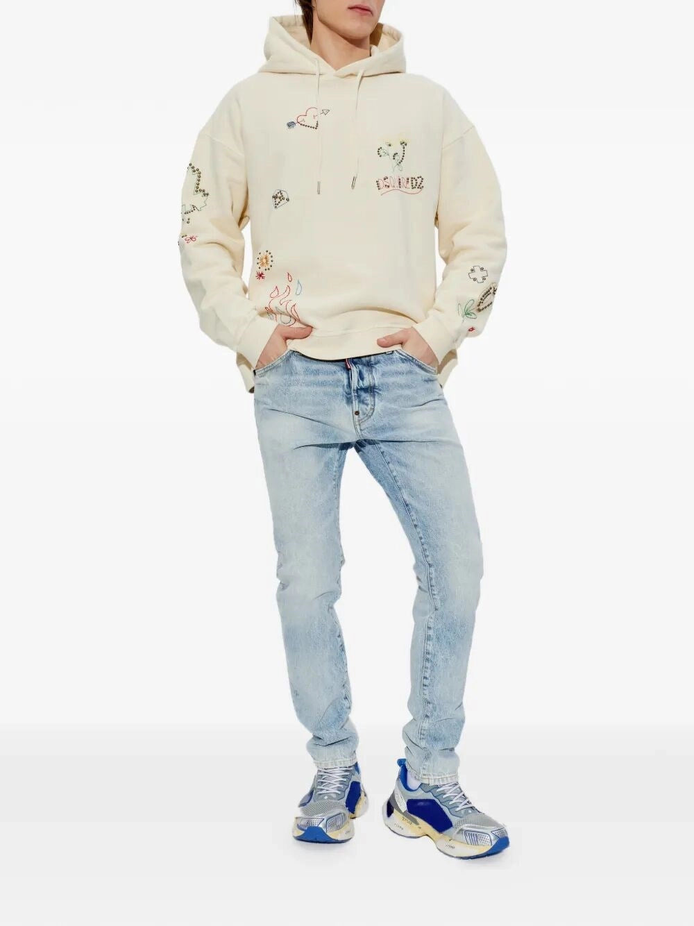 Dsquared2 Men Relax Fit Hoodie DSQUARED2