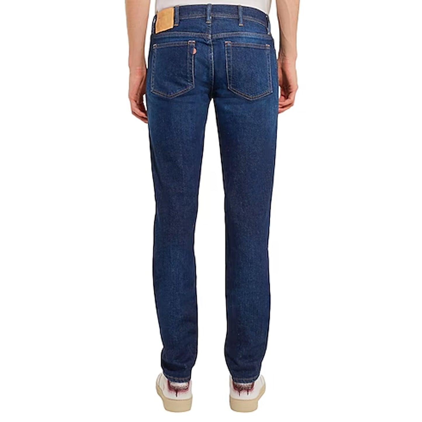 Acne Studios River Dark Blue Cotton Denim Jeans Men ACNE STUDIOS
