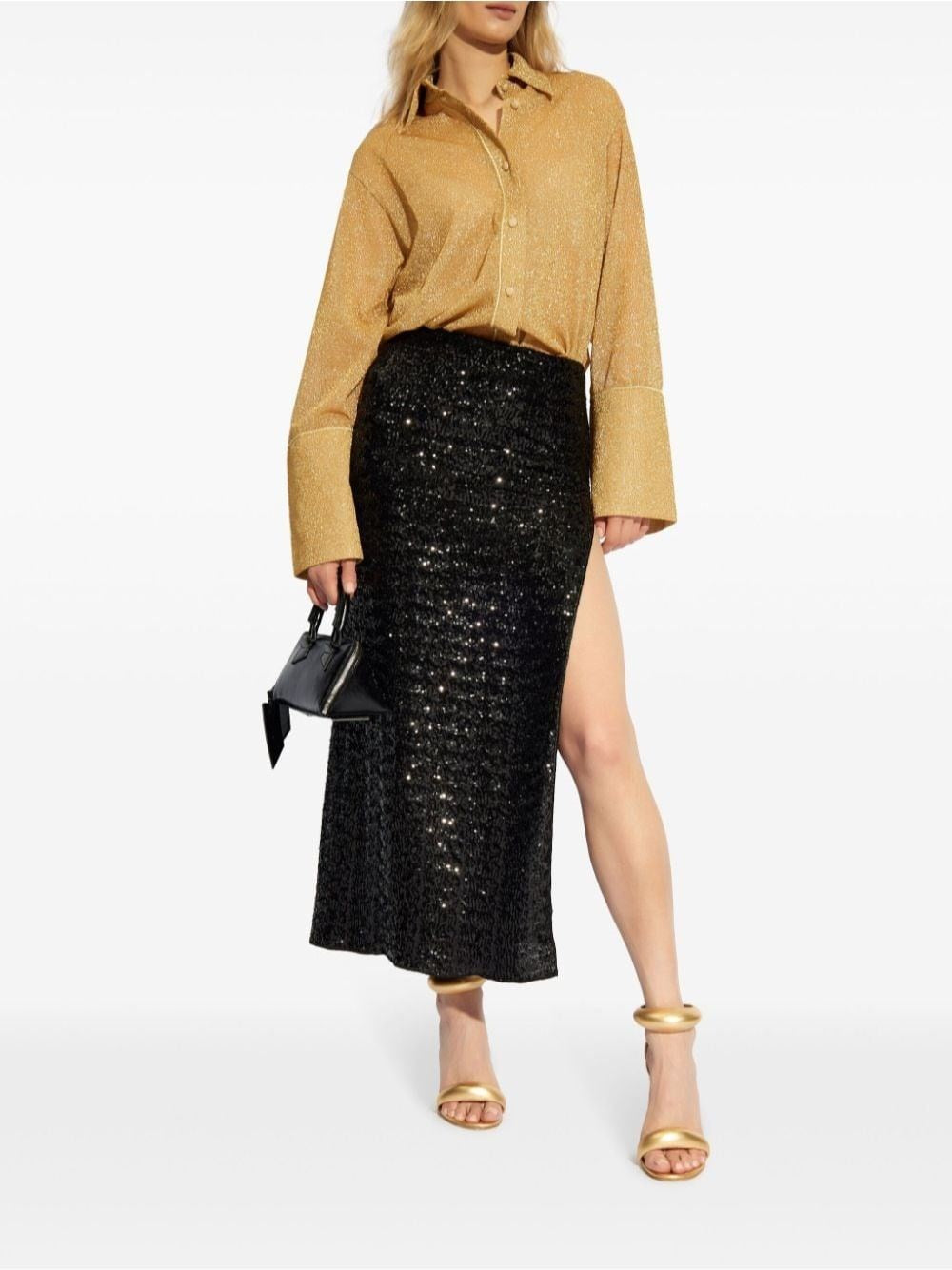 Oseree Women Sequins Skirt OSEREE