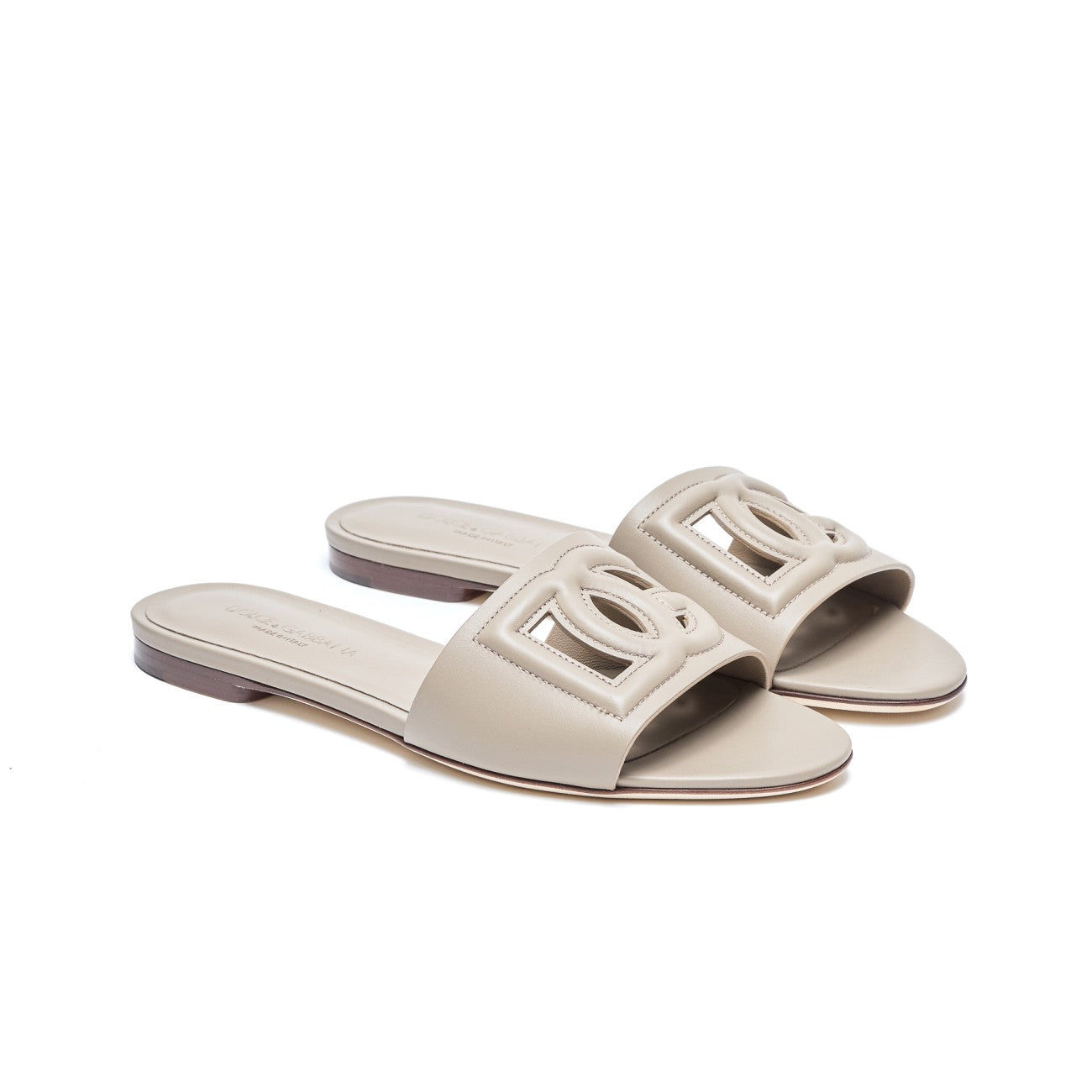 Dolce&Gabbana Women Dg Logo Flat Sandals DOLCE & GABBANA