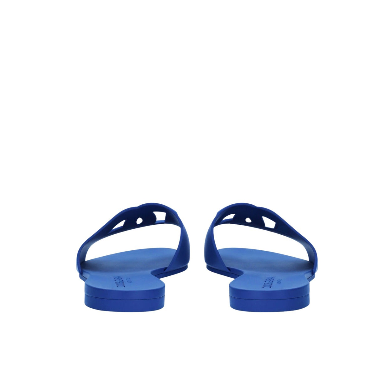 Dolce&Gabbana Women Dg Logo Rubber Beachwear Slide Sandals DOLCE & GABBANA
