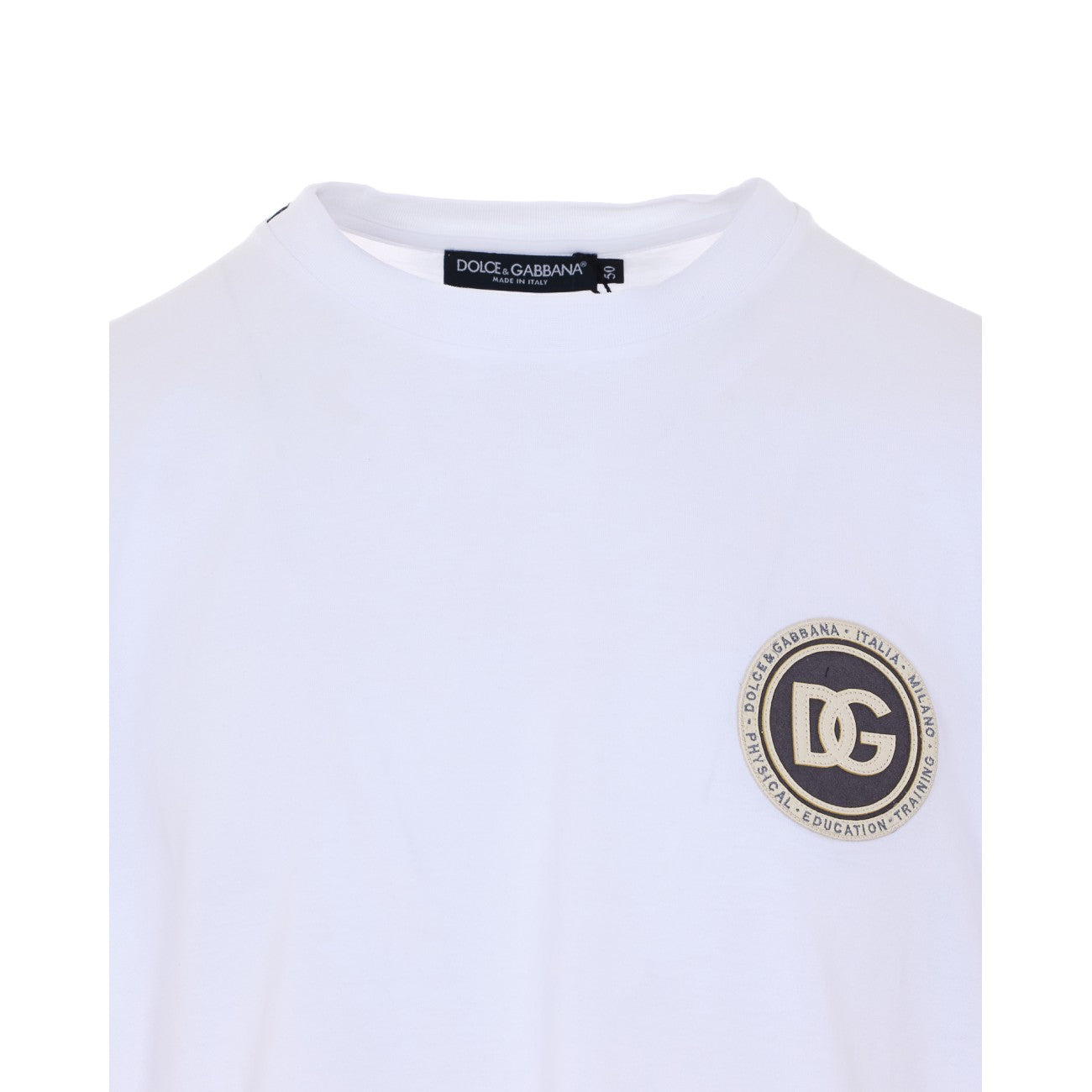 Dolce&Gabbana Men Dg Patch Logo T-Shirt