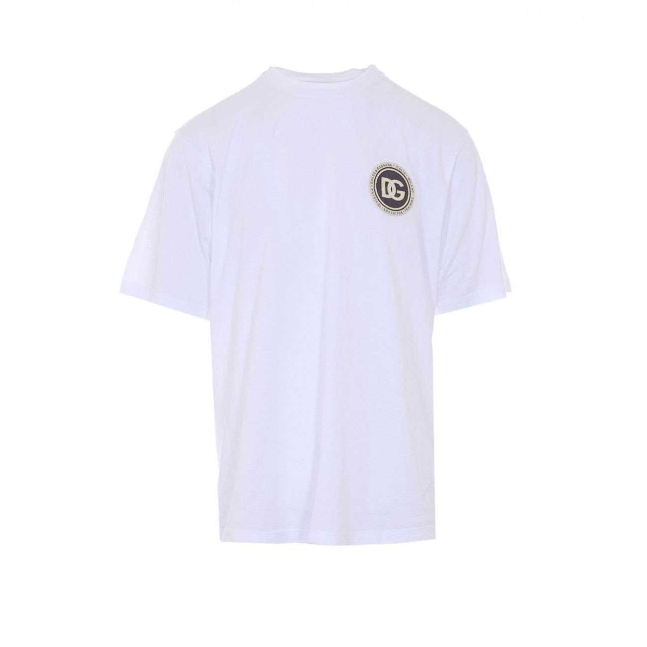 Dolce&Gabbana Men Dg Patch Logo T-Shirt
