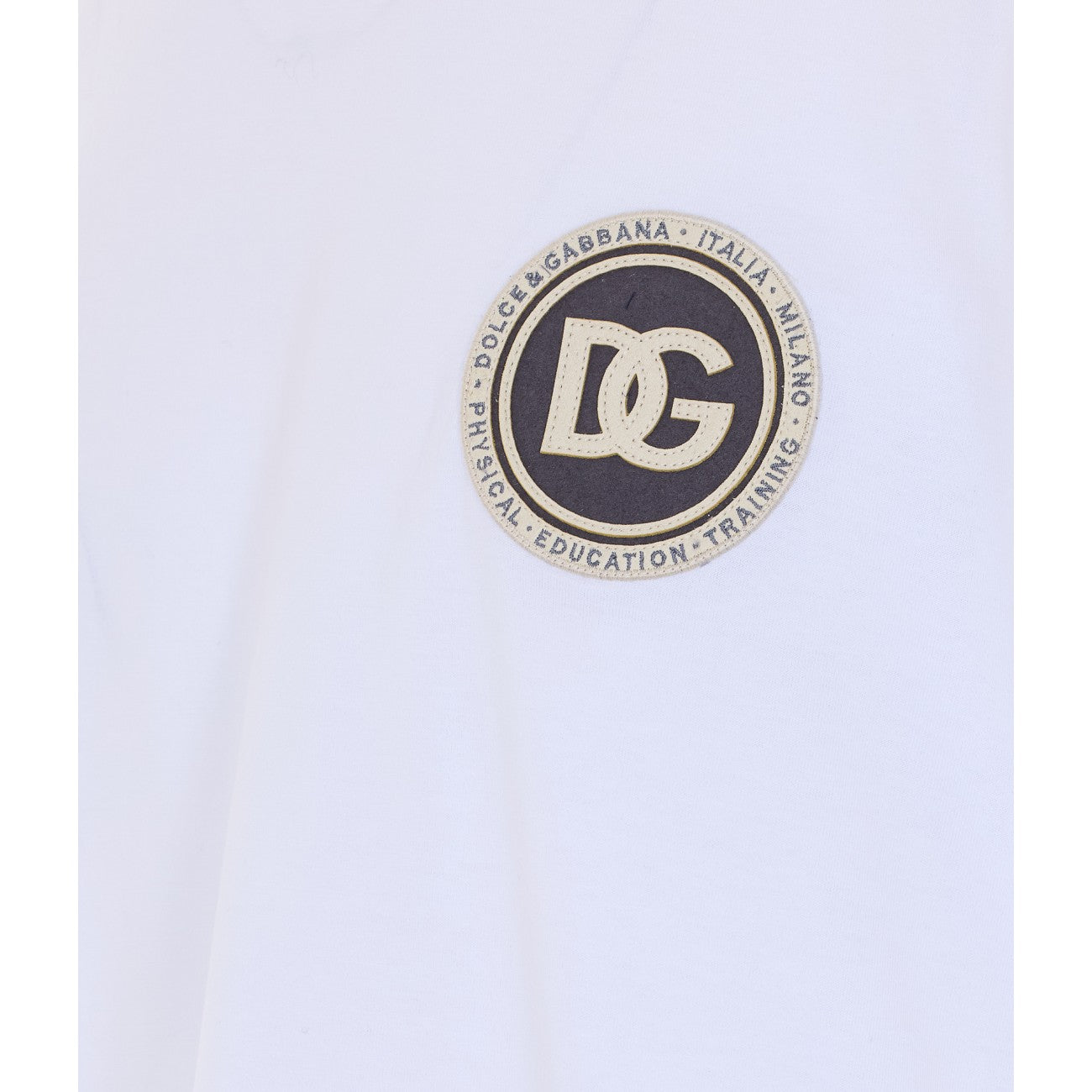 Dolce&Gabbana Men Dg Patch Logo T-Shirt