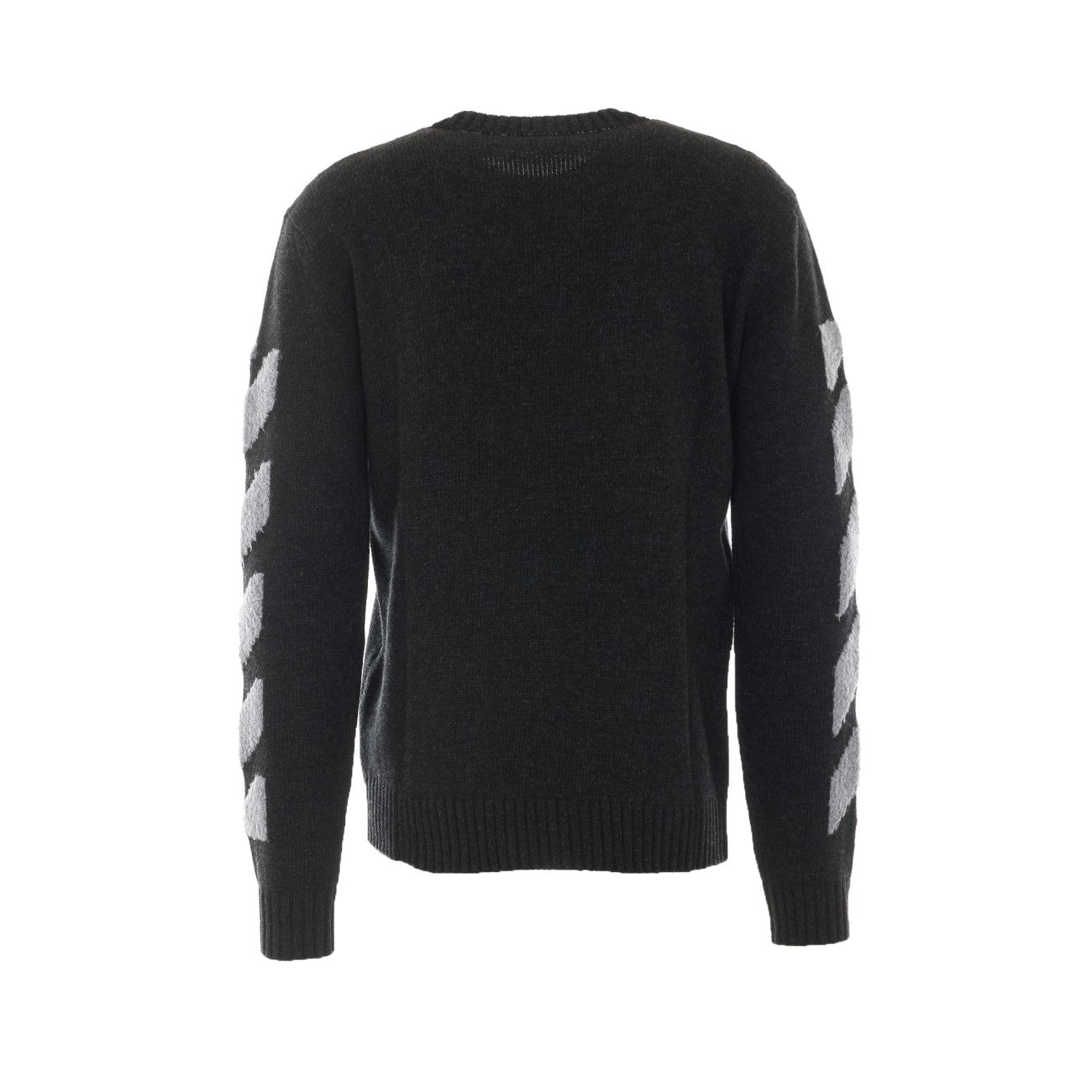 Off White Men Diagonal Fuzzy Sweater OFF-WHITE