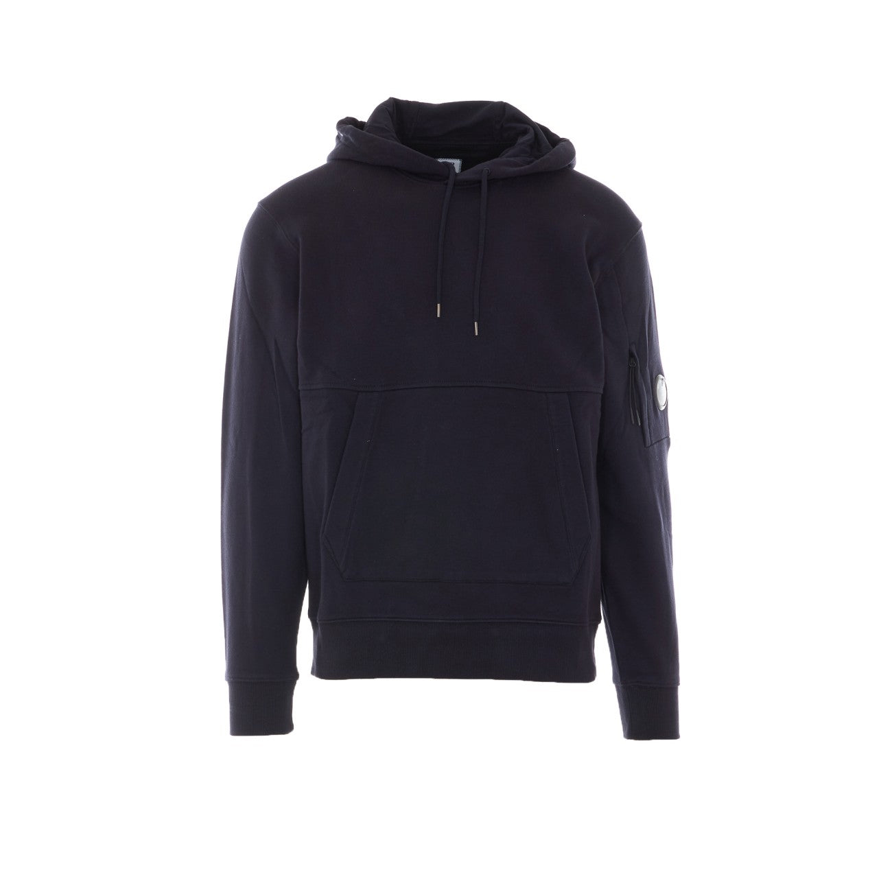 C.P. Company Men Diagonal Raised Fleece Lens Logo Hoodie C.P. COMPANY