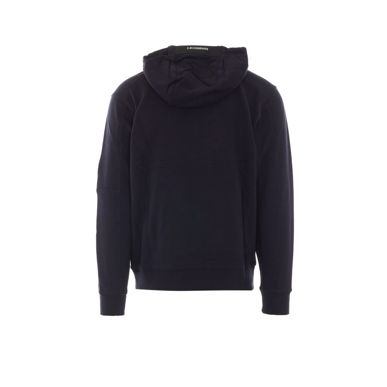 C.P. Company Men Diagonal Raised Fleece Lens Logo Hoodie C.P. COMPANY