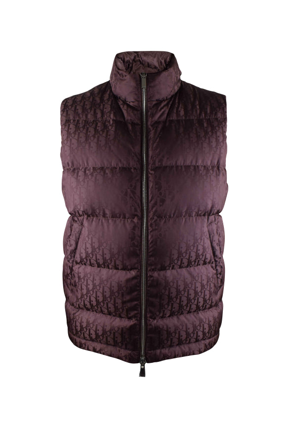 Dior Men Oblique Down Vest CHRISTIAN DIOR