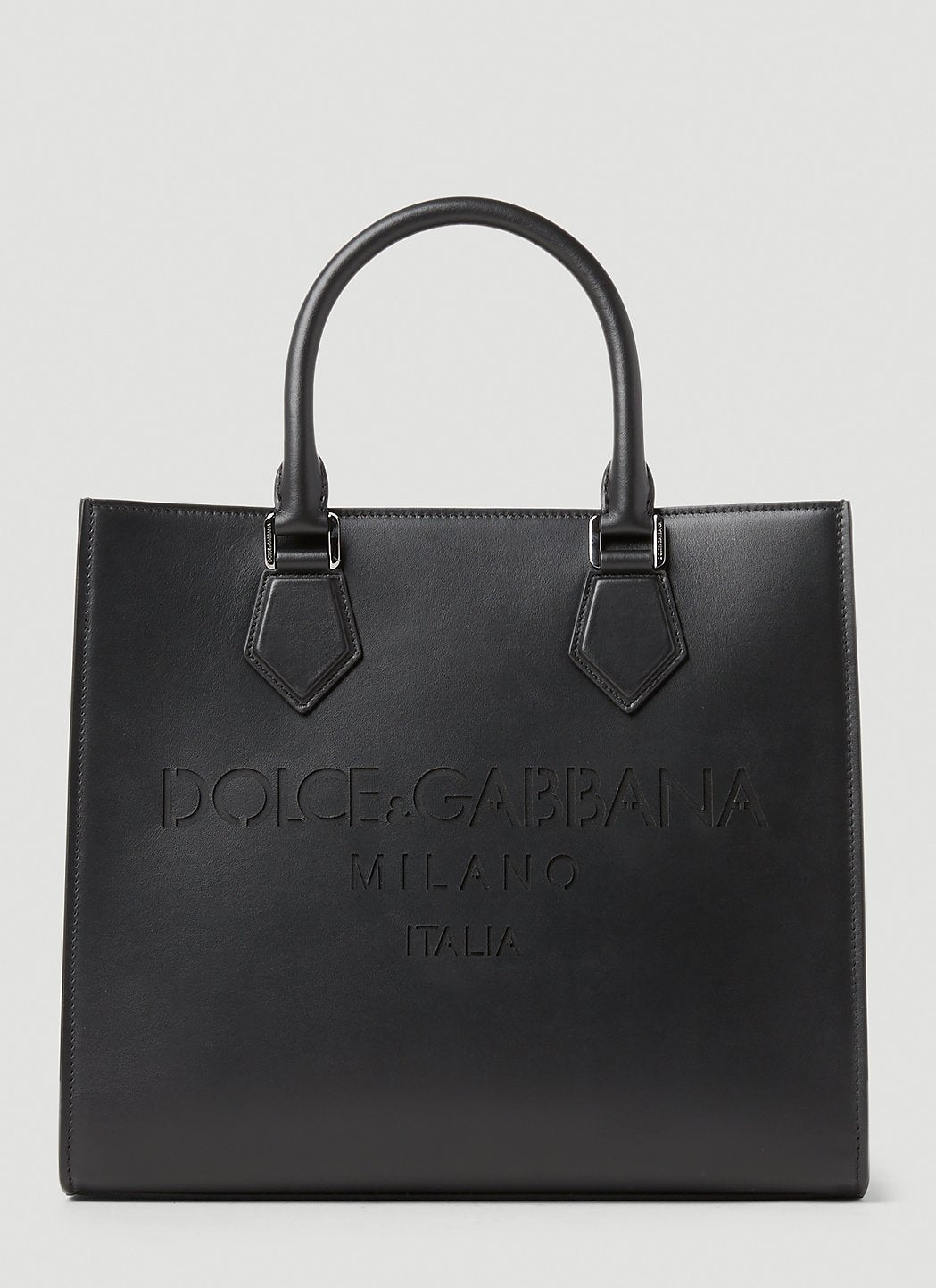 Dolce & Gabbana Men Debossed Logo Tote Bag DOLCE & GABBANA