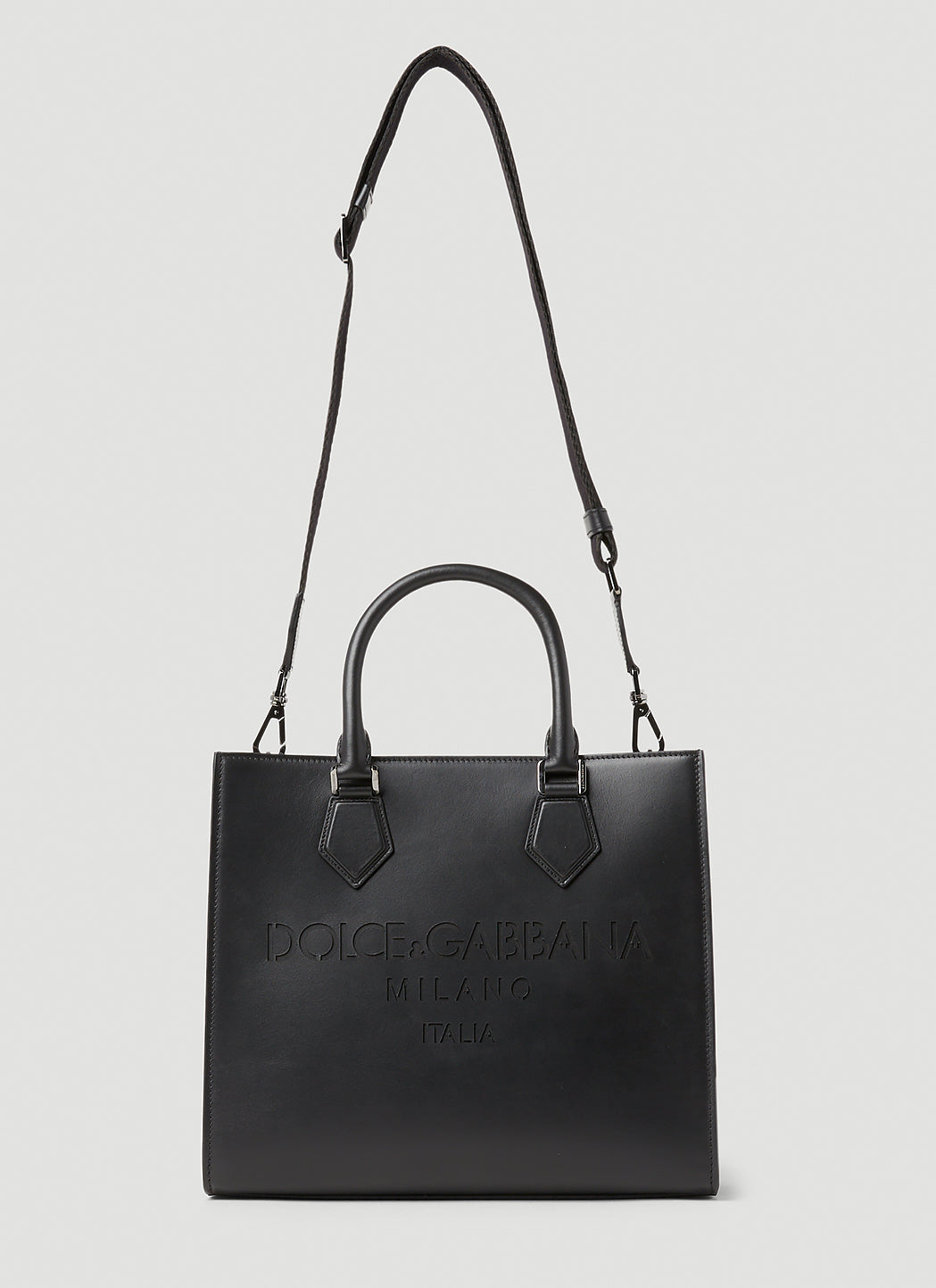 Dolce & Gabbana Men Debossed Logo Tote Bag DOLCE & GABBANA
