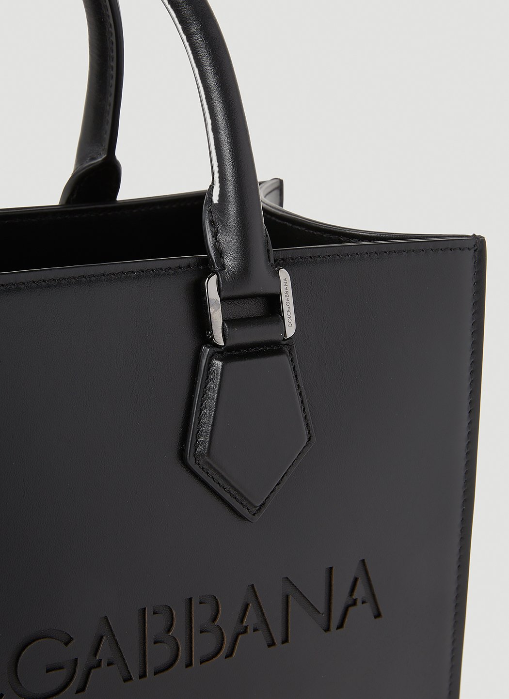 Dolce & Gabbana Men Debossed Logo Tote Bag DOLCE & GABBANA