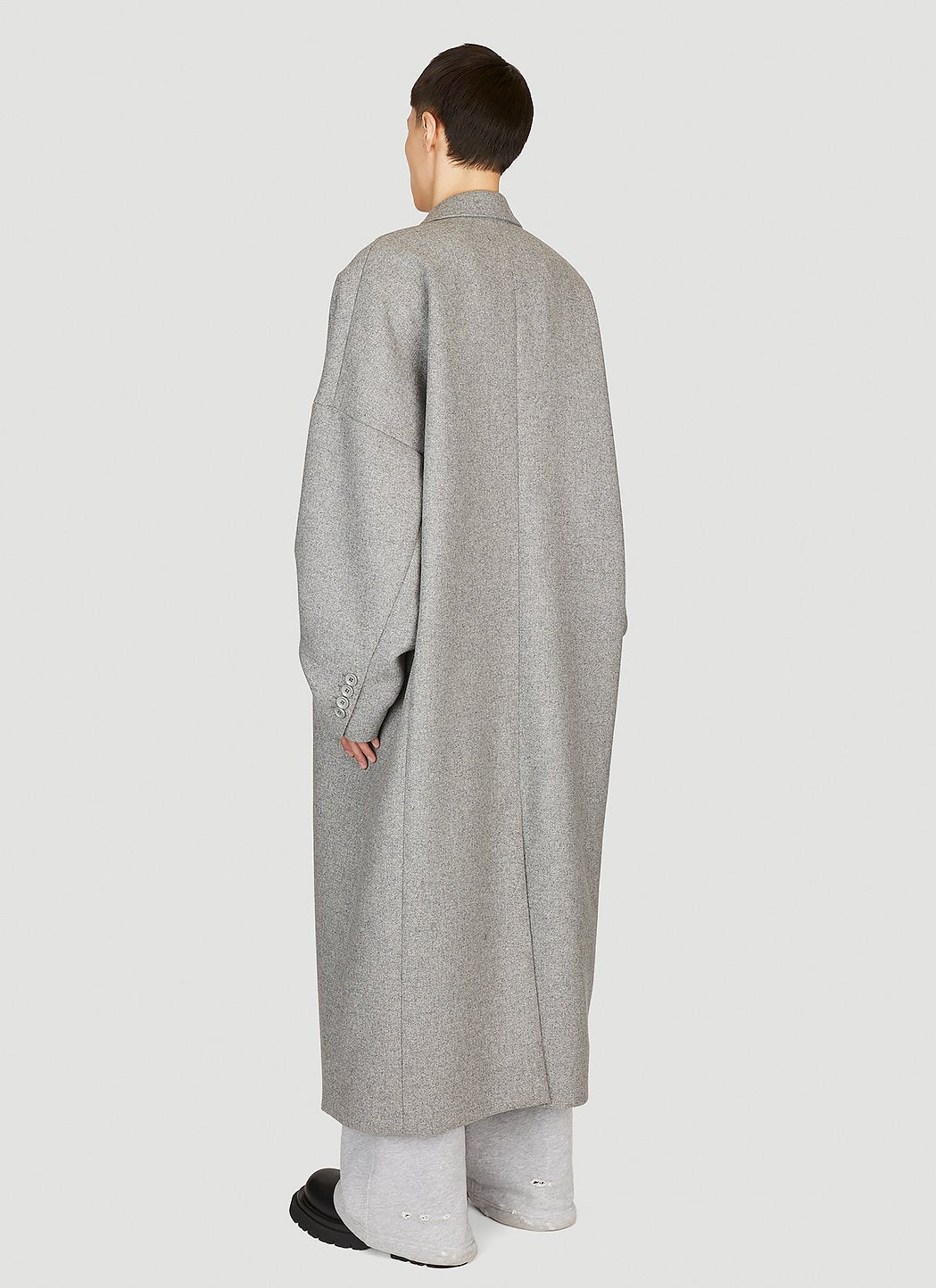 Dolce & Gabbana Men Double-Breasted Wool Coat DOLCE & GABBANA