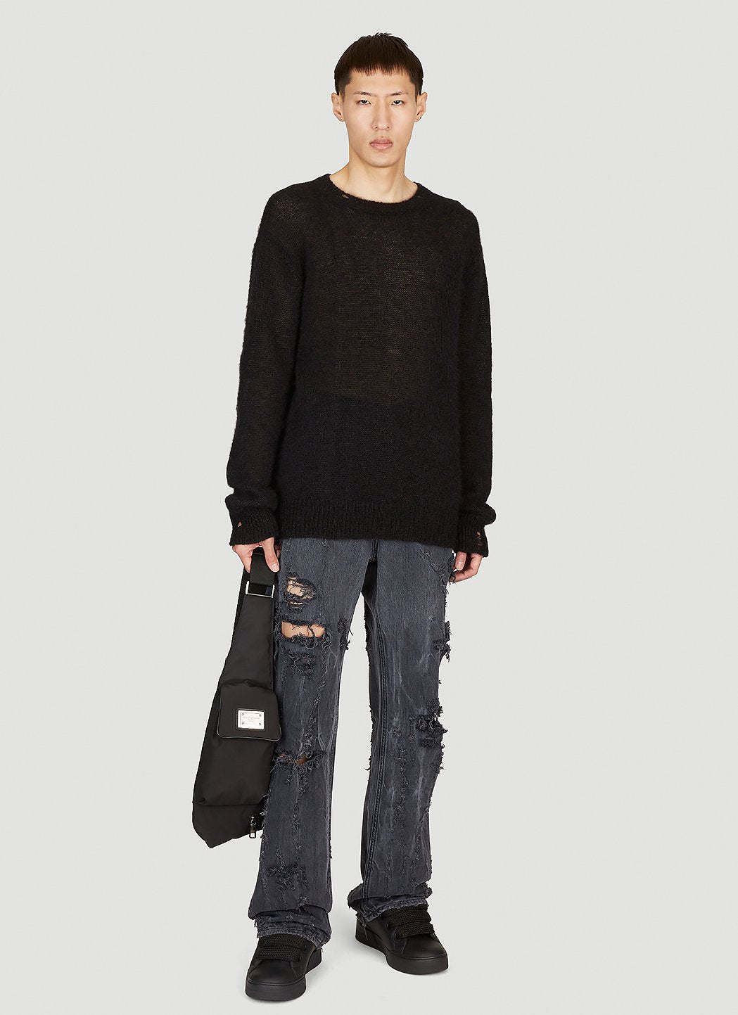 Dolce & Gabbana Men Distressed Denim Jeans DOLCE & GABBANA