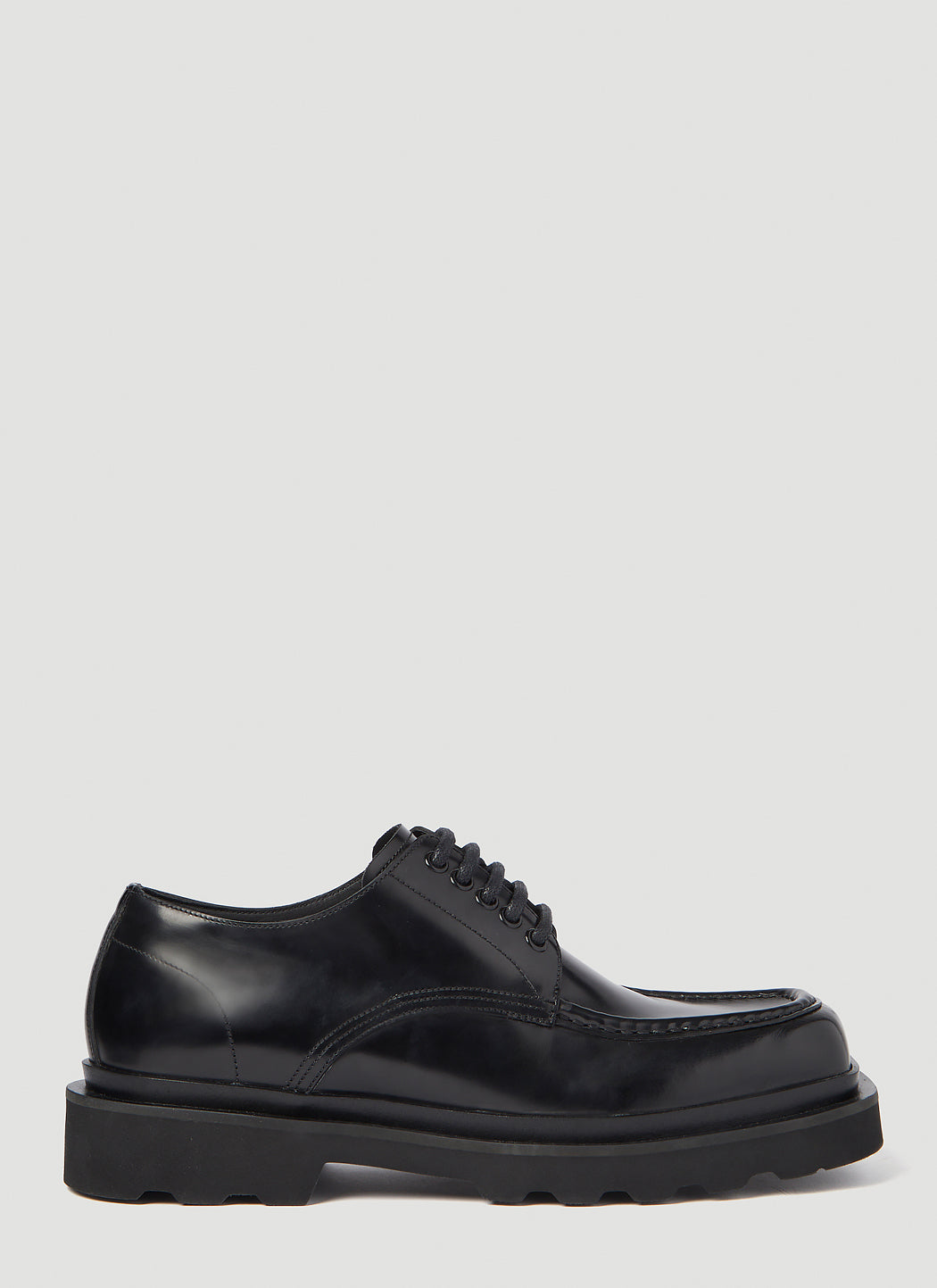 Dolce & Gabbana Men Brushed Leather Derby Shoes DOLCE & GABBANA
