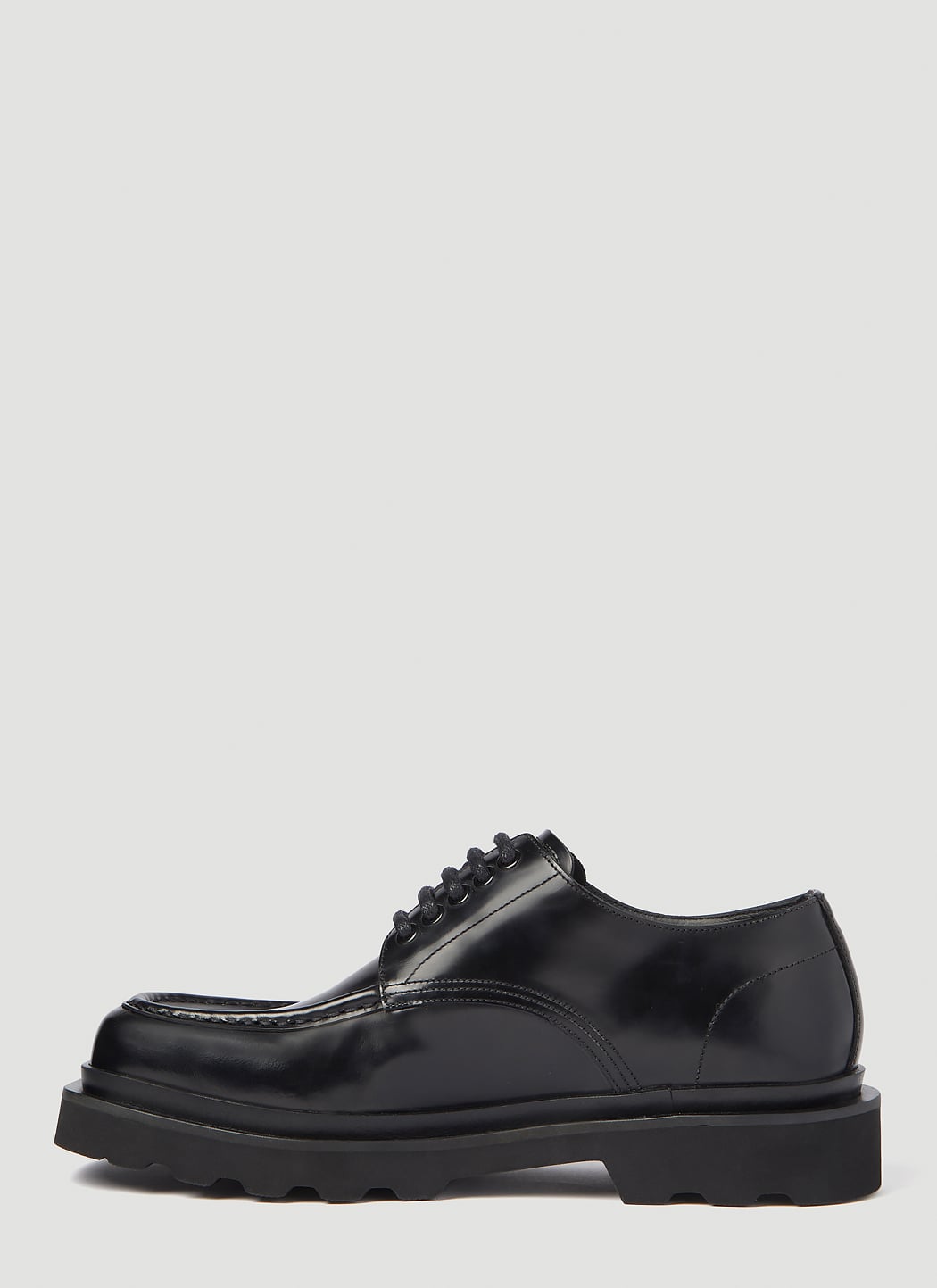 Dolce & Gabbana Men Brushed Leather Derby Shoes DOLCE & GABBANA