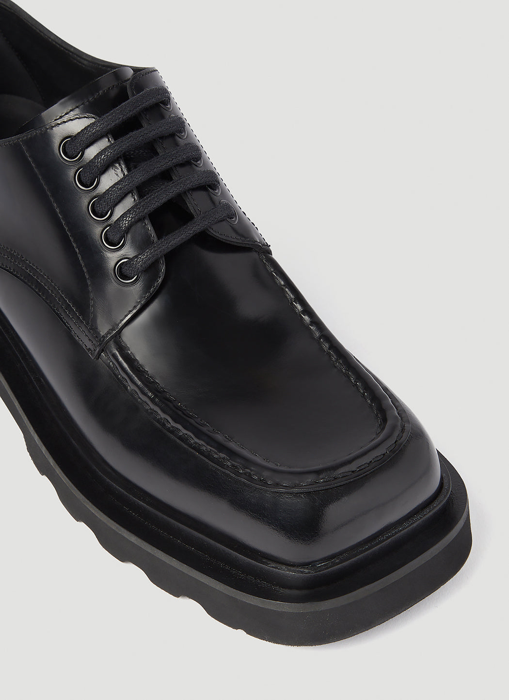 Dolce & Gabbana Men Brushed Leather Derby Shoes DOLCE & GABBANA