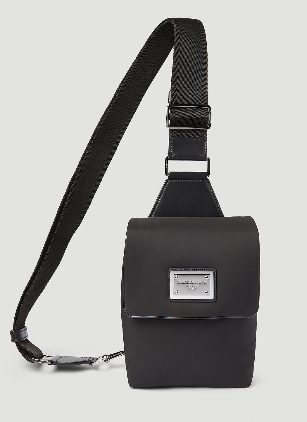 Dolce & Gabbana Men Logo Plaque Nylon Belt Bag DOLCE & GABBANA