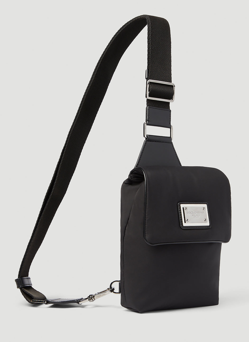 Dolce & Gabbana Men Logo Plaque Nylon Belt Bag DOLCE & GABBANA
