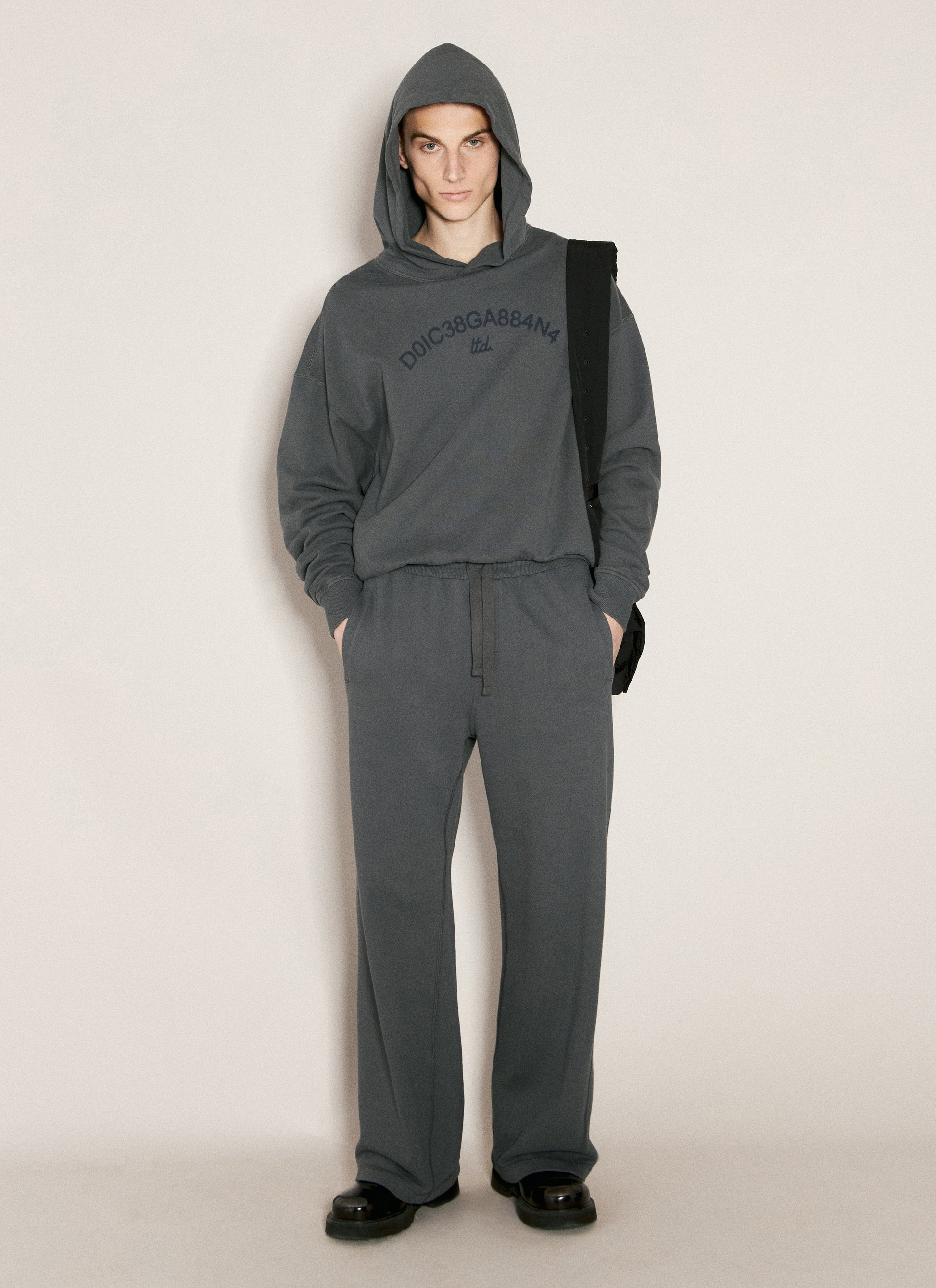 Dolce & Gabbana Men Cropped Hooded Sweatshirt DOLCE & GABBANA