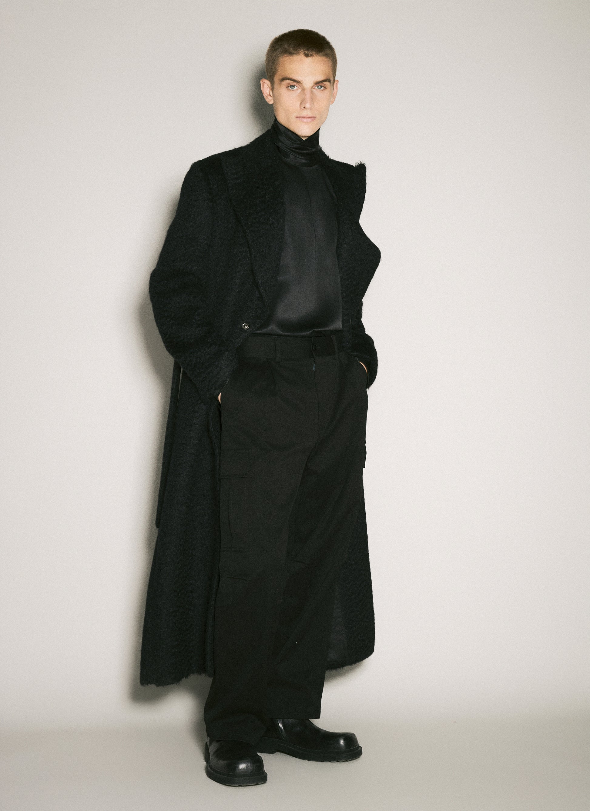 Dolce & Gabbana Men Loose Silk Turtleneck Top DOLCE & GABBANA