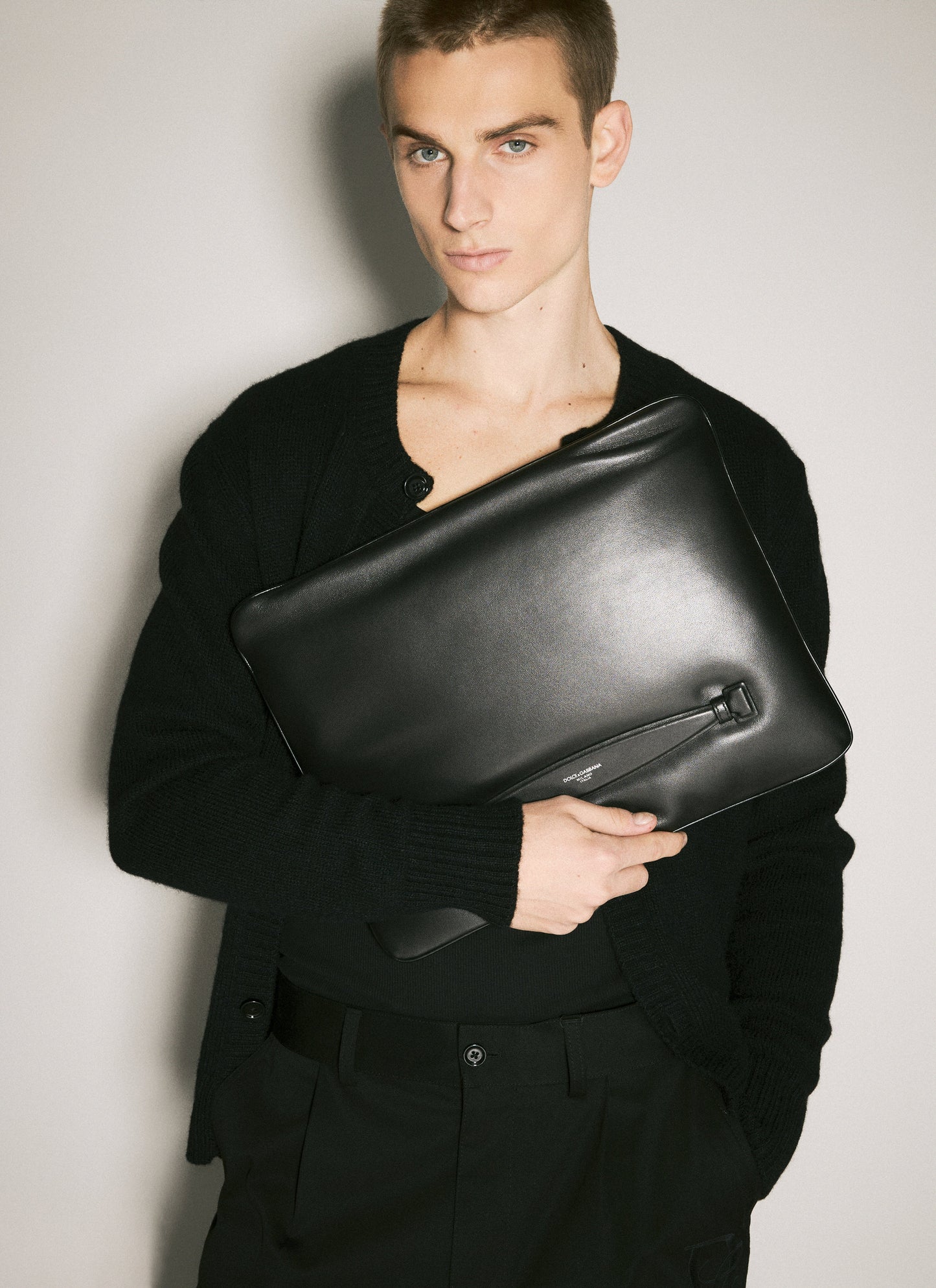 Dolce & Gabbana Men Nappa Leather Handbag DOLCE & GABBANA