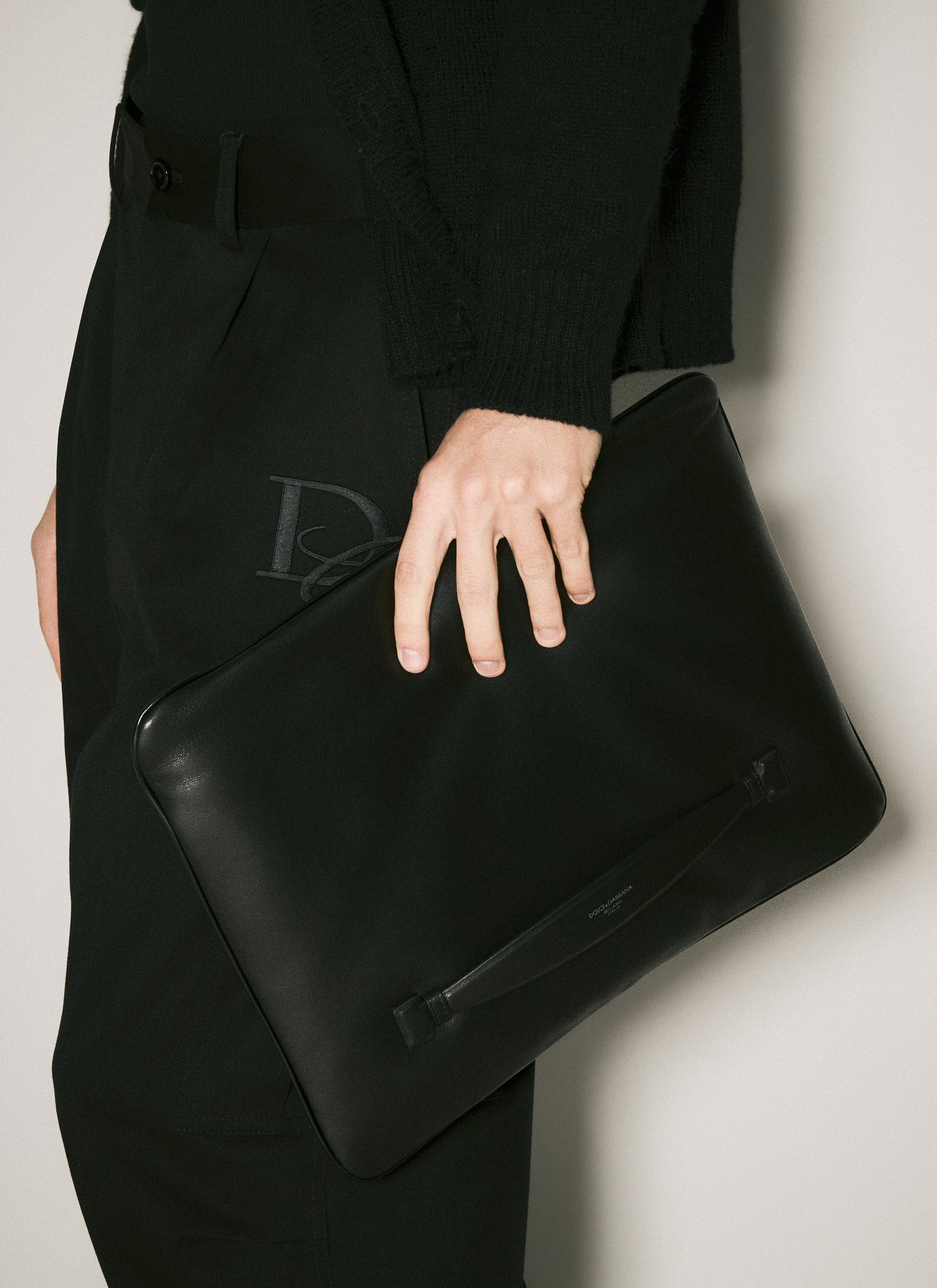Dolce & Gabbana Men Nappa Leather Handbag DOLCE & GABBANA