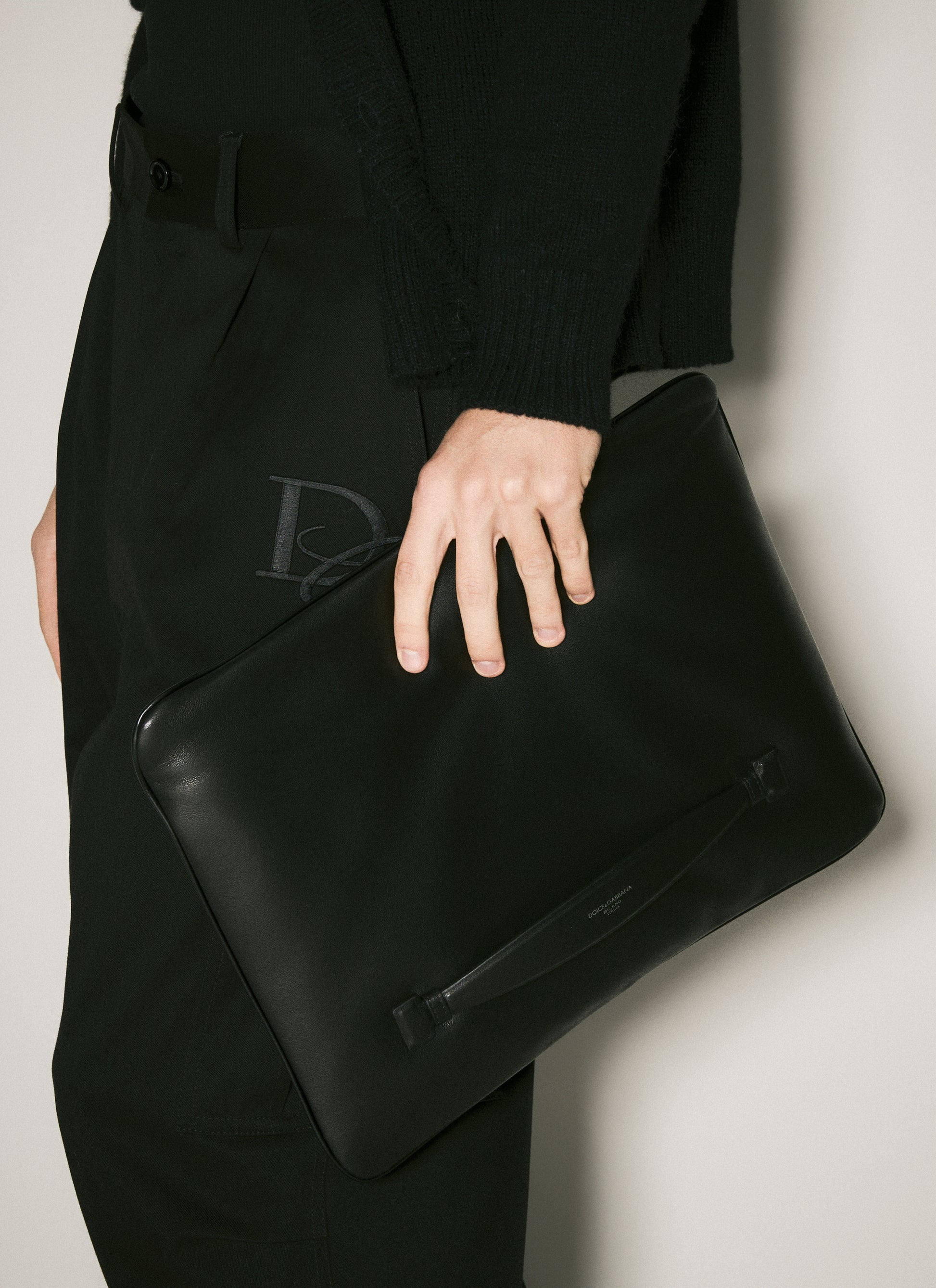 Dolce & Gabbana Men Nappa Leather Handbag DOLCE & GABBANA