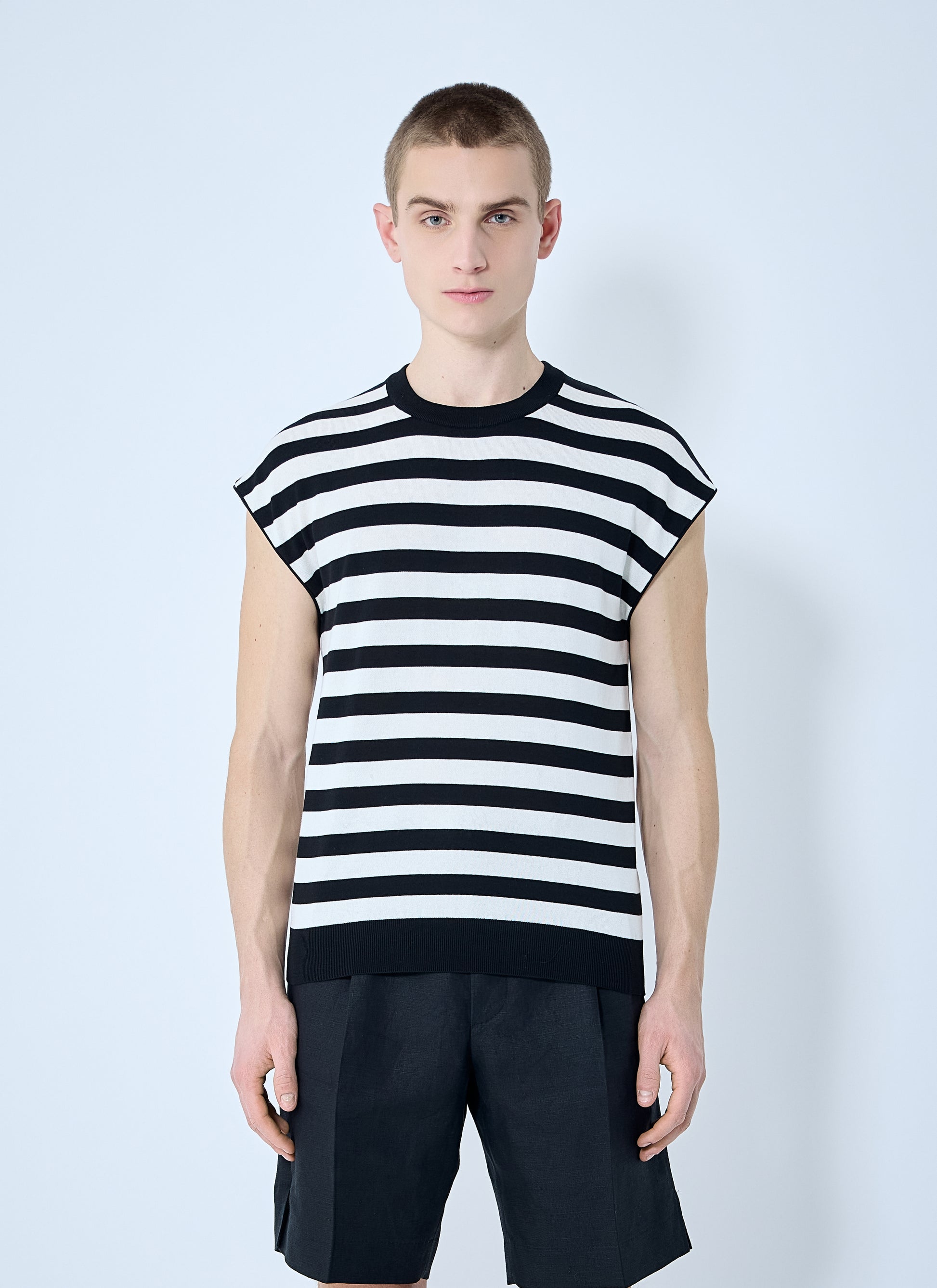 Dolce & Gabbana Men Striped Tank Top DOLCE & GABBANA