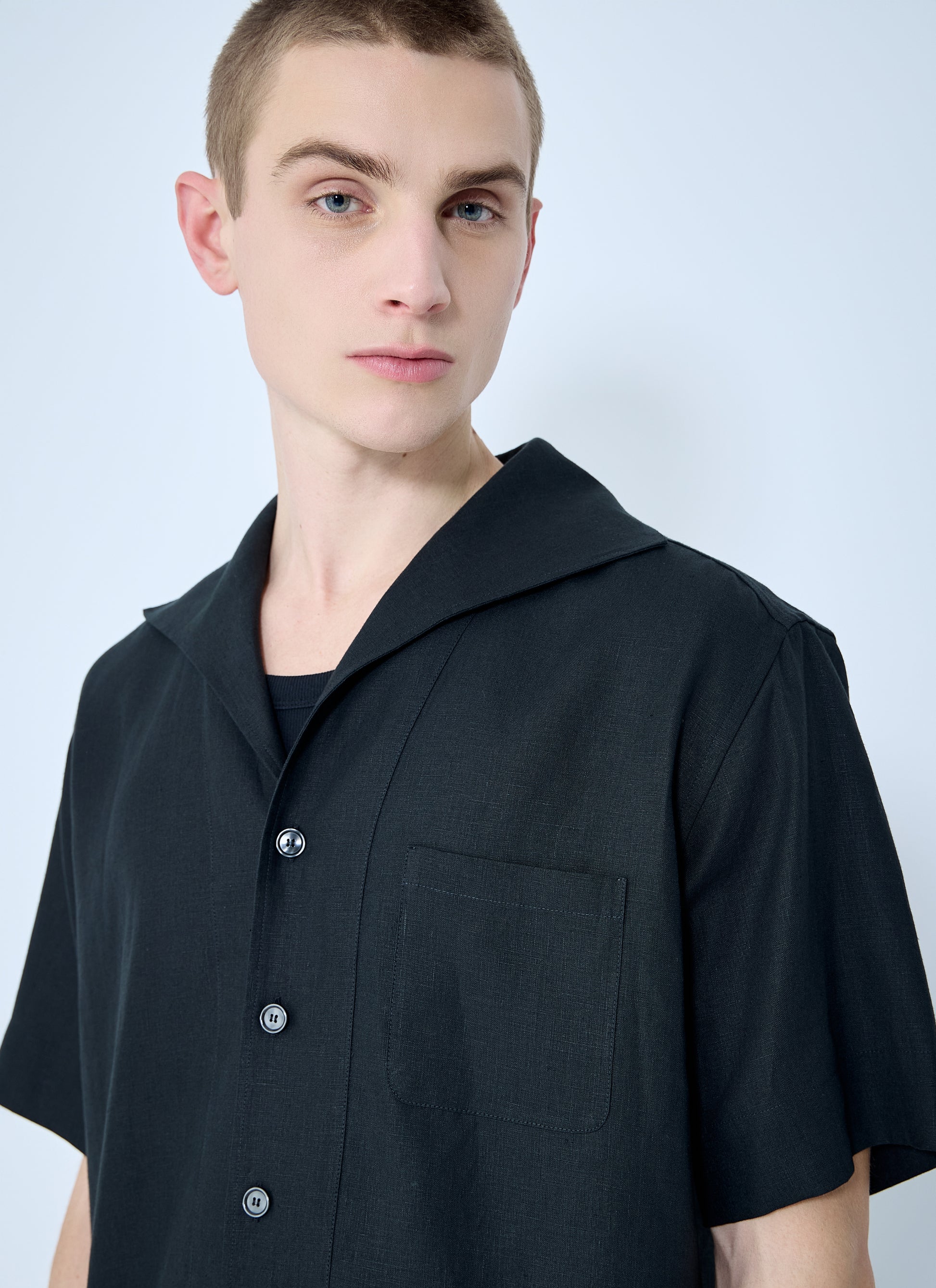 Dolce & Gabbana Men Linen Polo Shirt DOLCE & GABBANA
